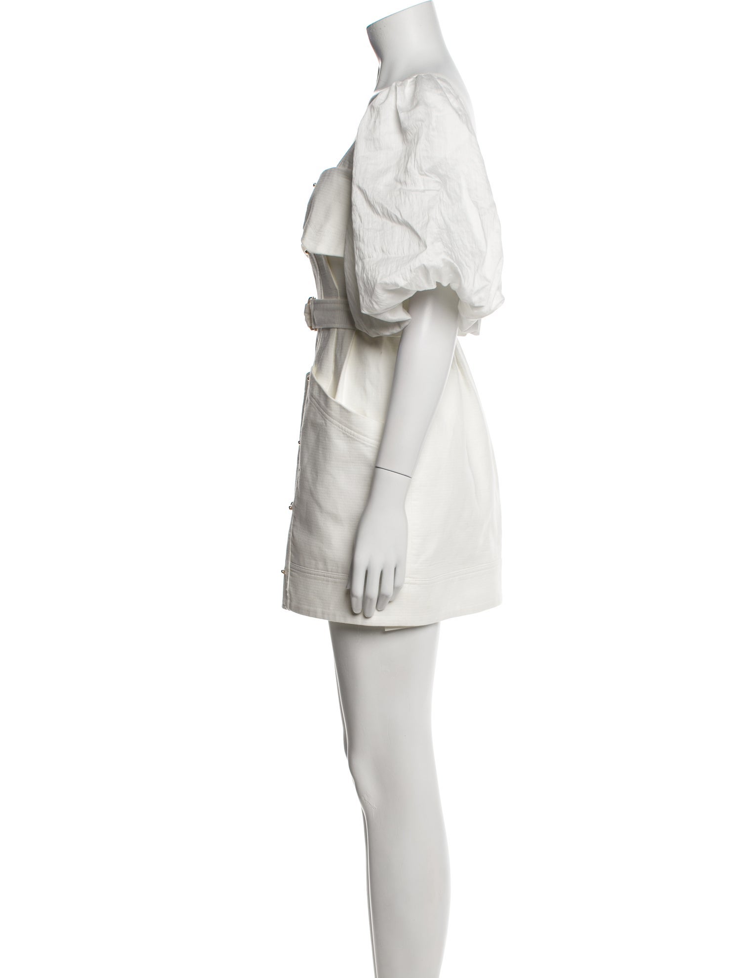 Acler Square Neckline Mini Dress