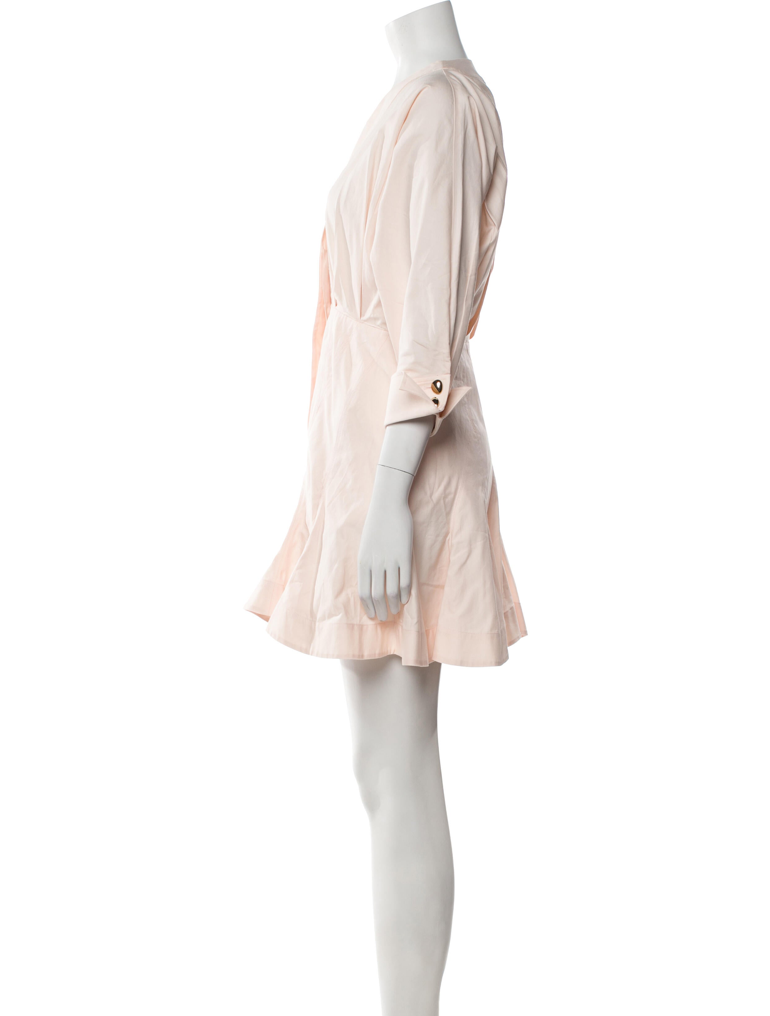 Acler V-Neck Mini Dress