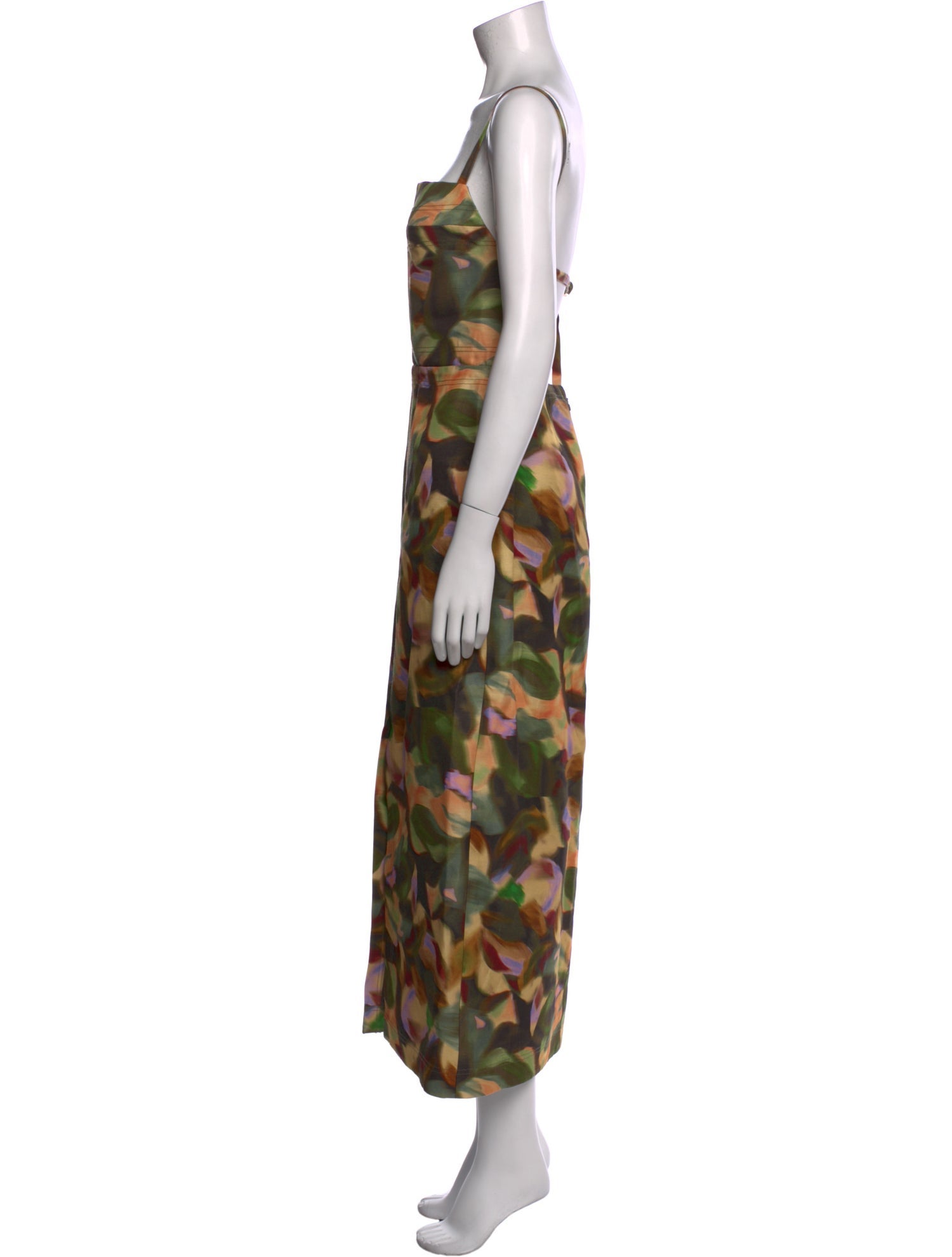 Acler Printed Midi Length Dress
