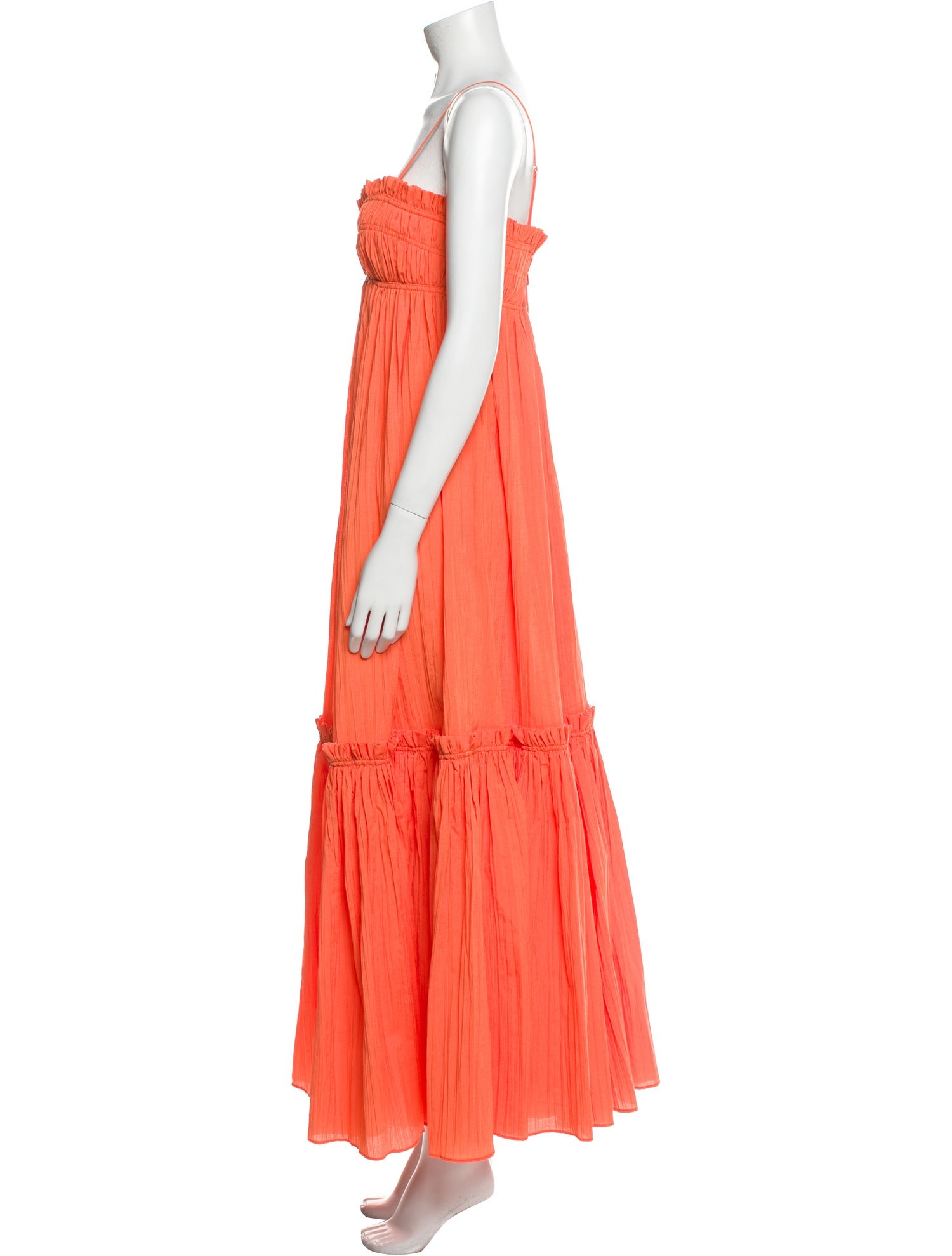 Acler Square Neckline Midi Length Dress