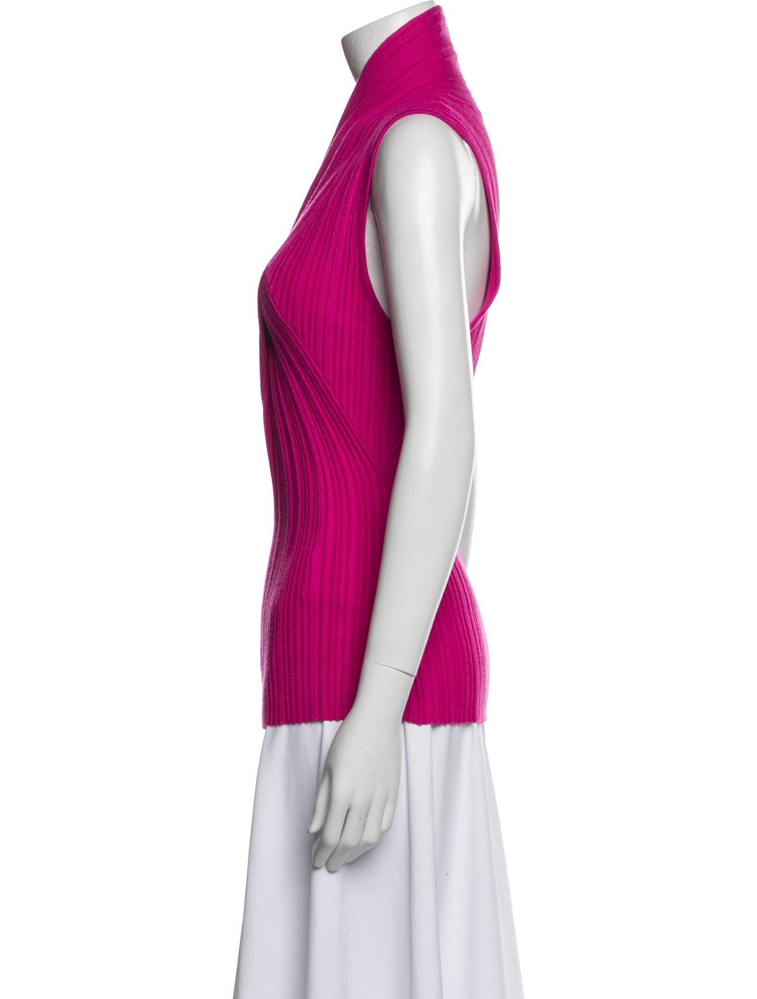 Acler Mock Neck Sleeveless Top