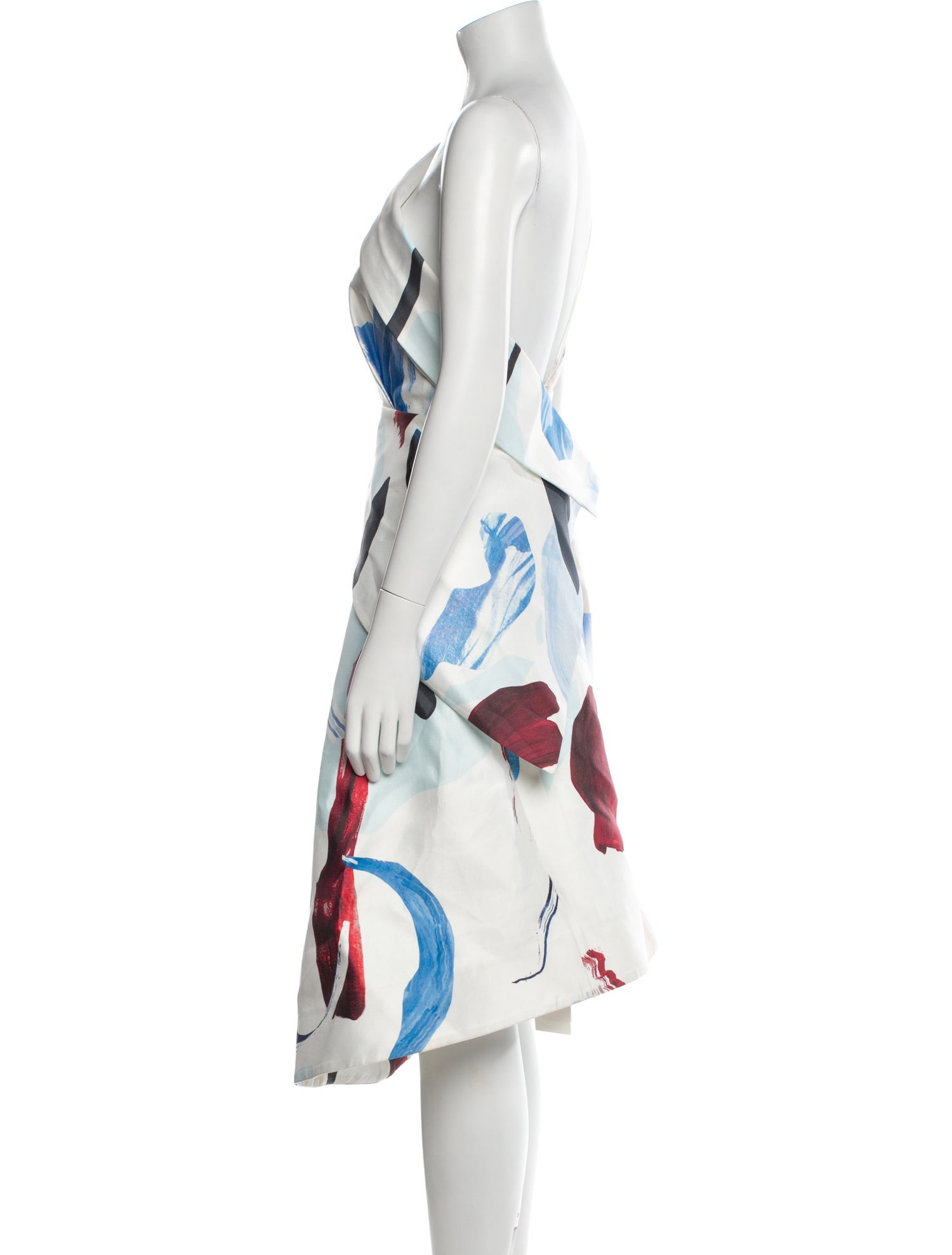 Acler Printed Midi Length Dress