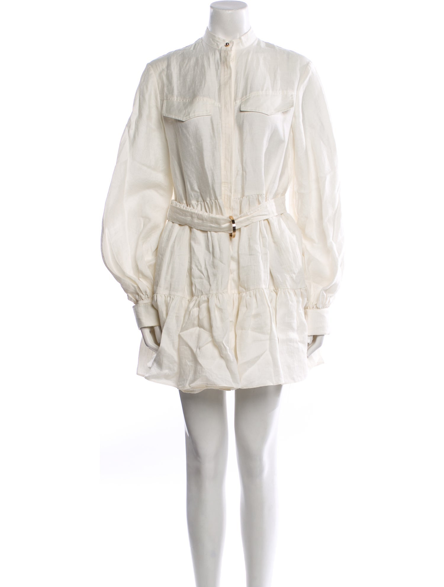 Acler Mock Neck Mini Dress