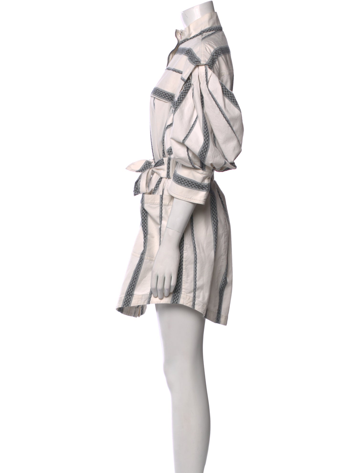 Acler Striped Mini Dress