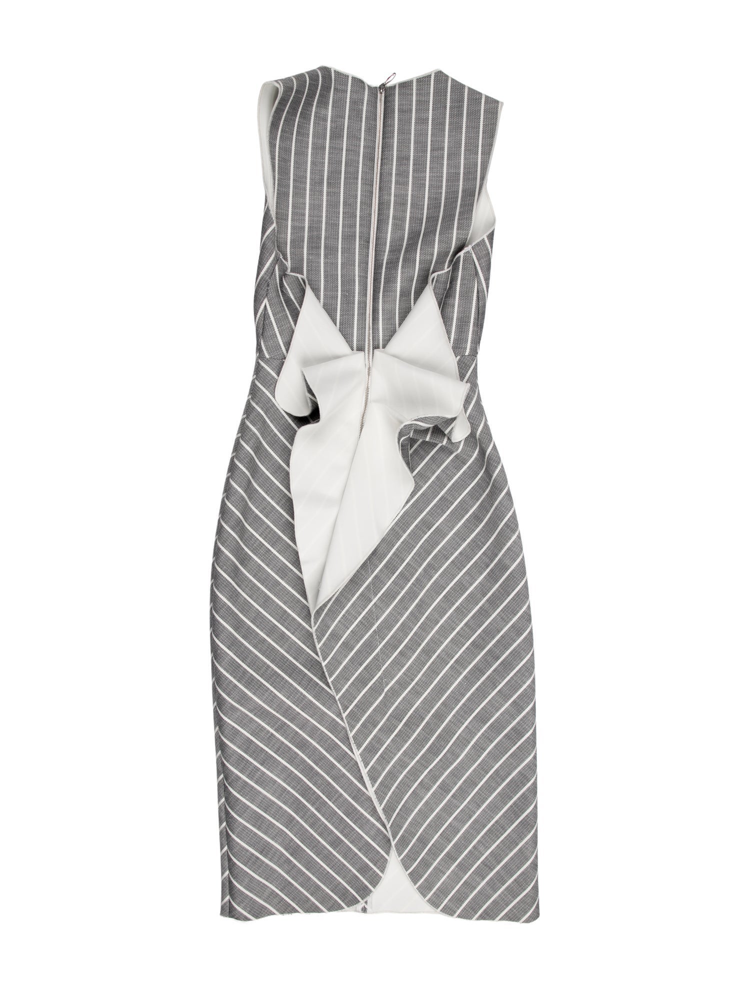 Acler Striped Midi Length Dress w/ Tags