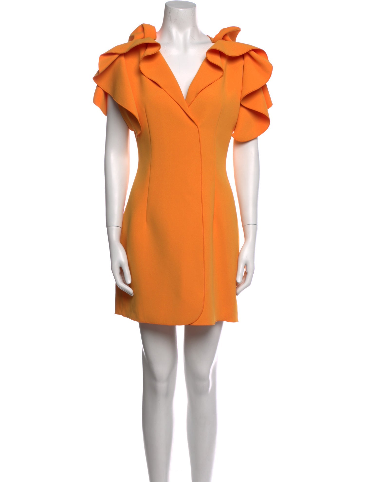 Acler V-Neck Mini Dress