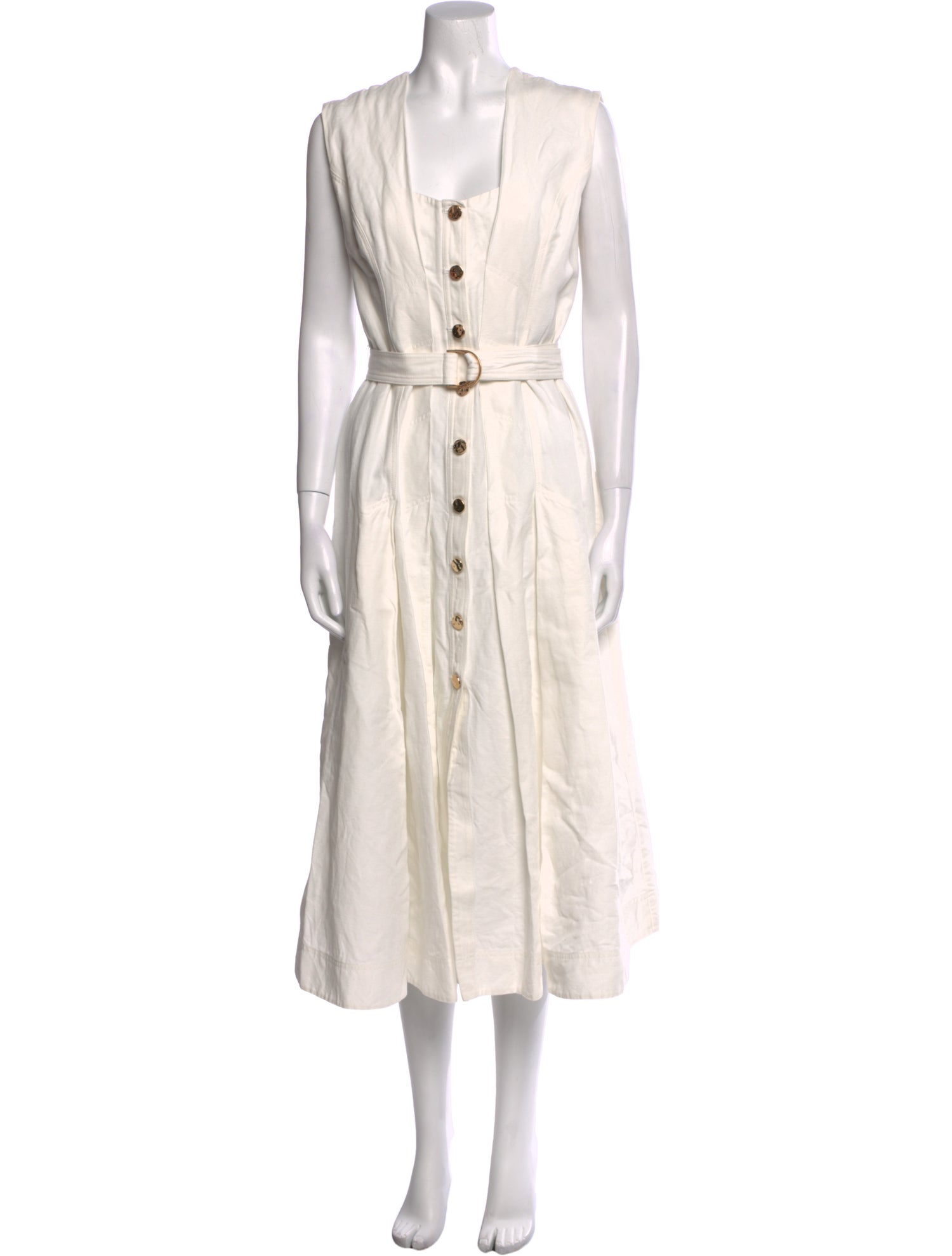 Acler Square Neckline Long Dress