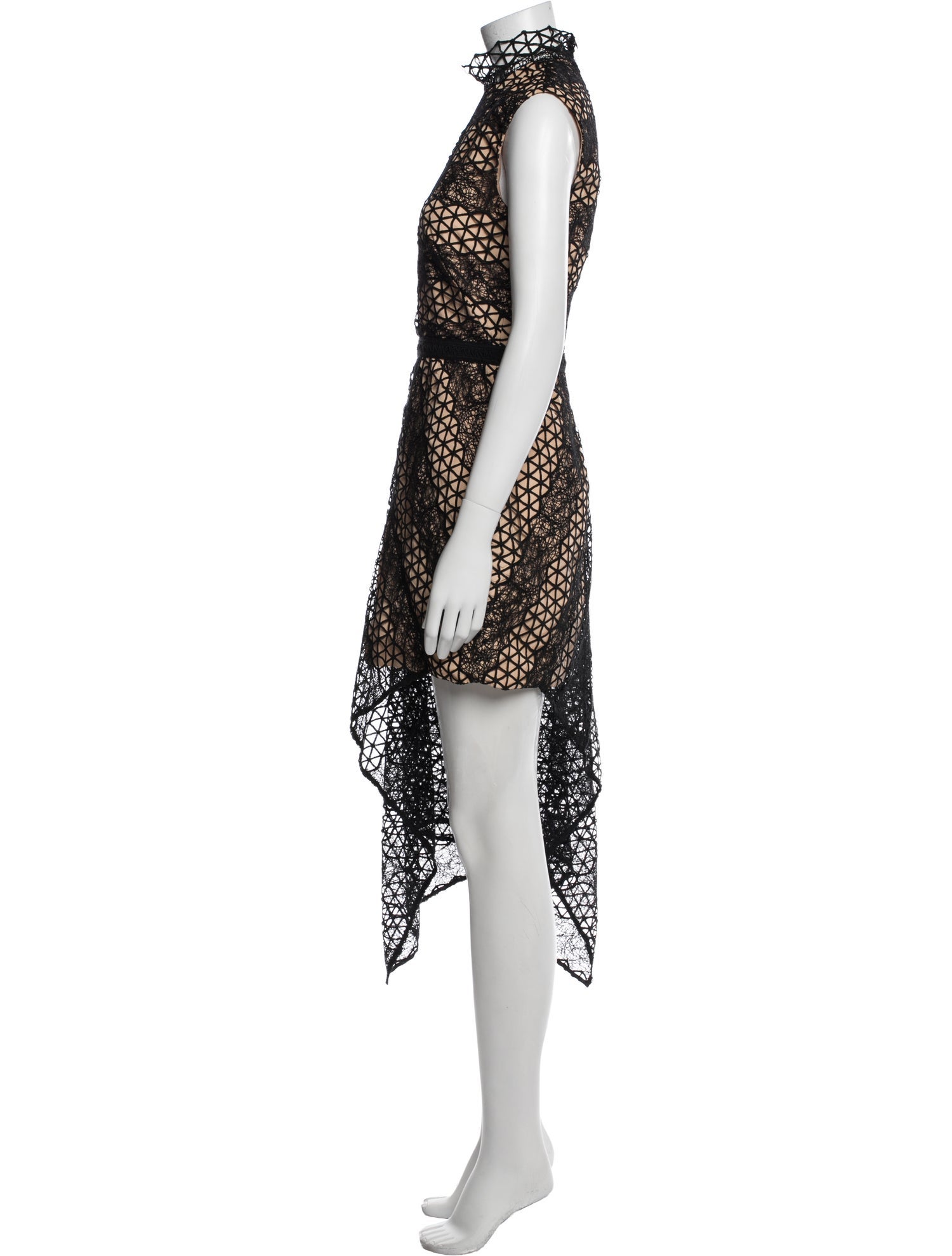 Acler Lace Pattern Midi Length Dress