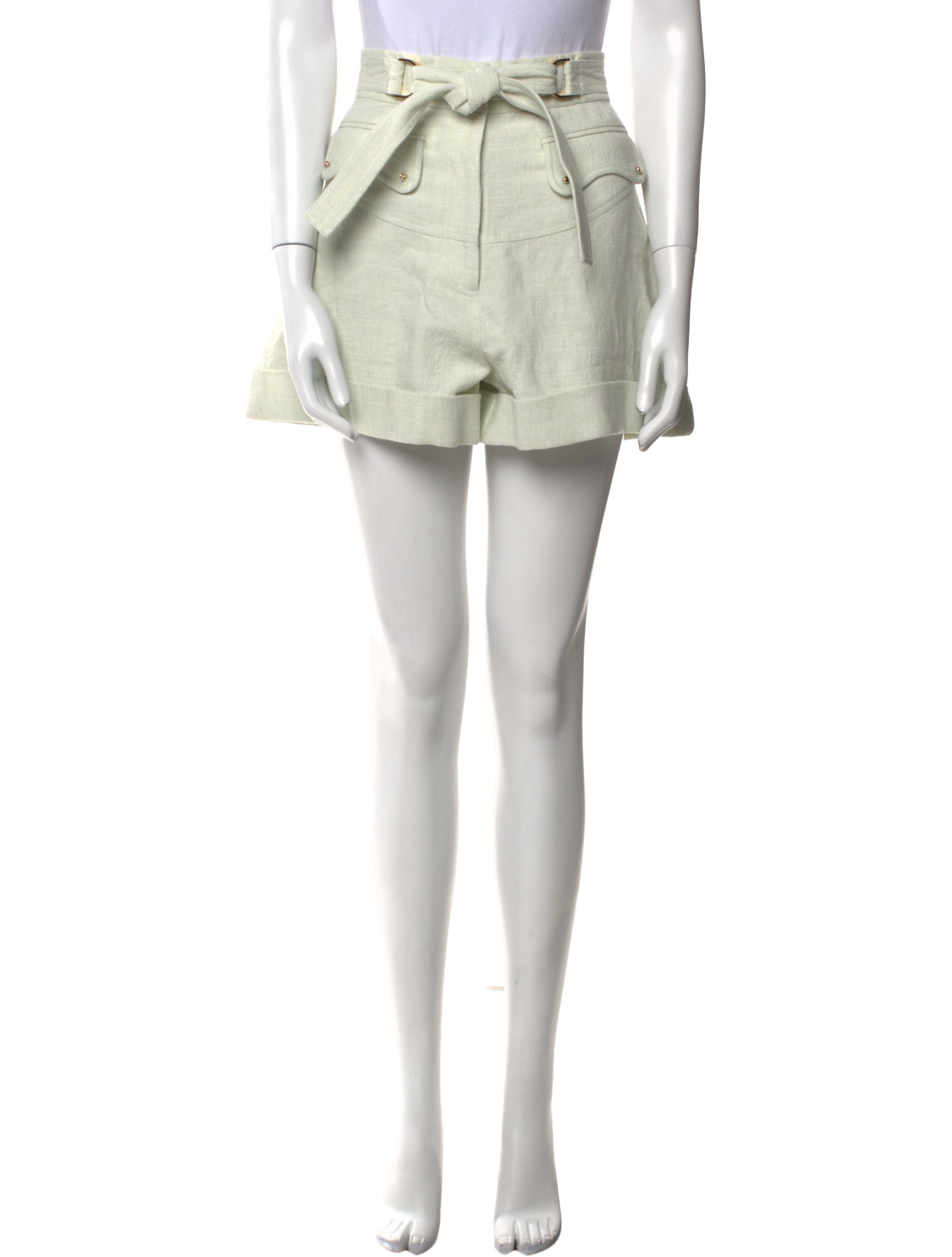 Acler Linen Mini Shorts