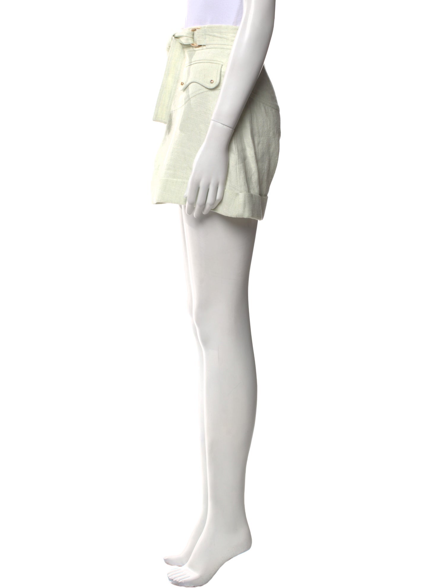 Acler Linen Mini Shorts