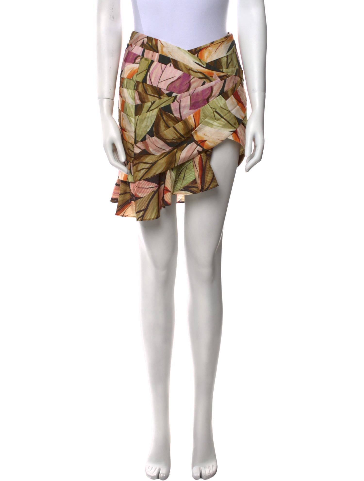 Acler Printed Mini Skirt w/ Tags