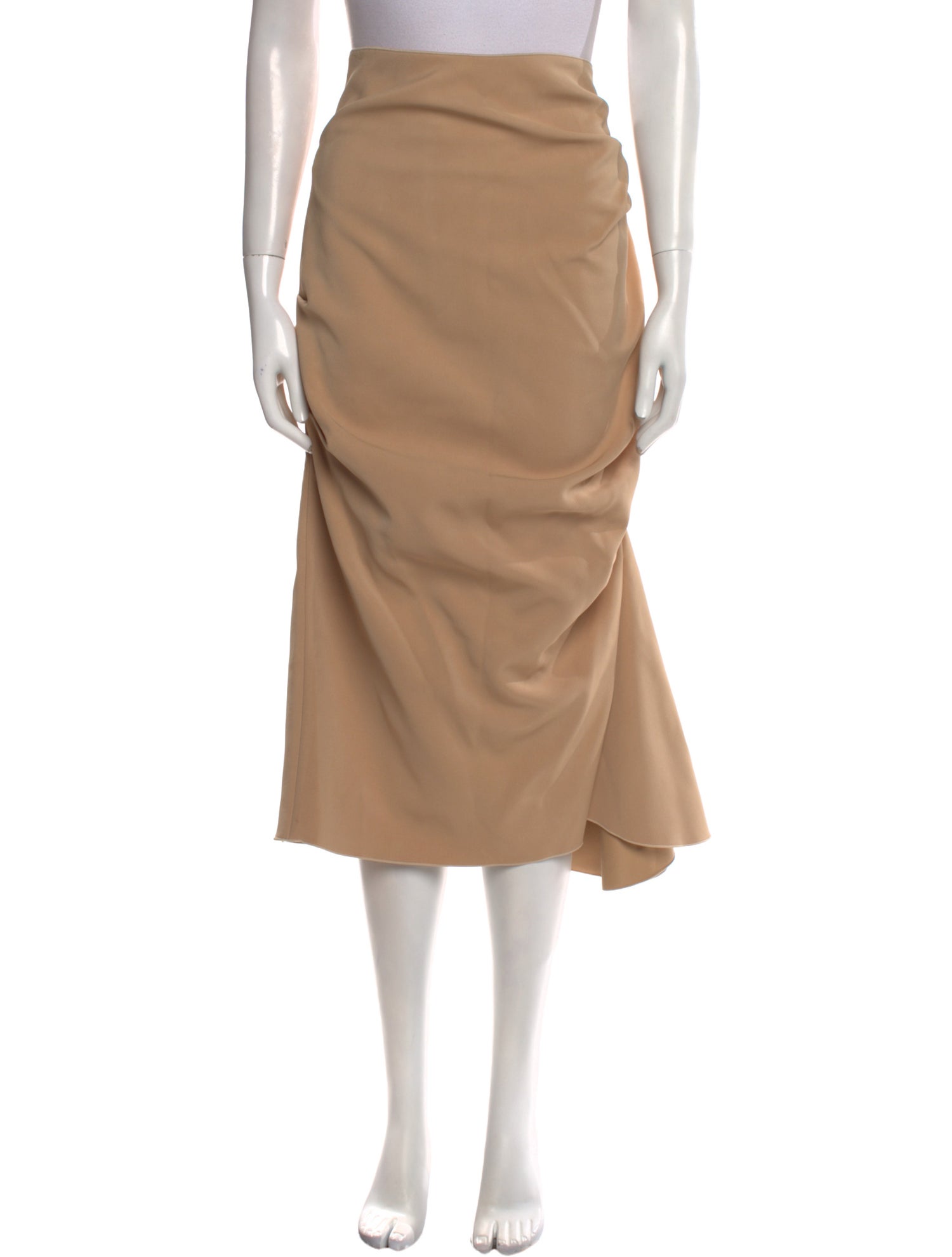 Acler Pleated Accents Midi Length Skirt