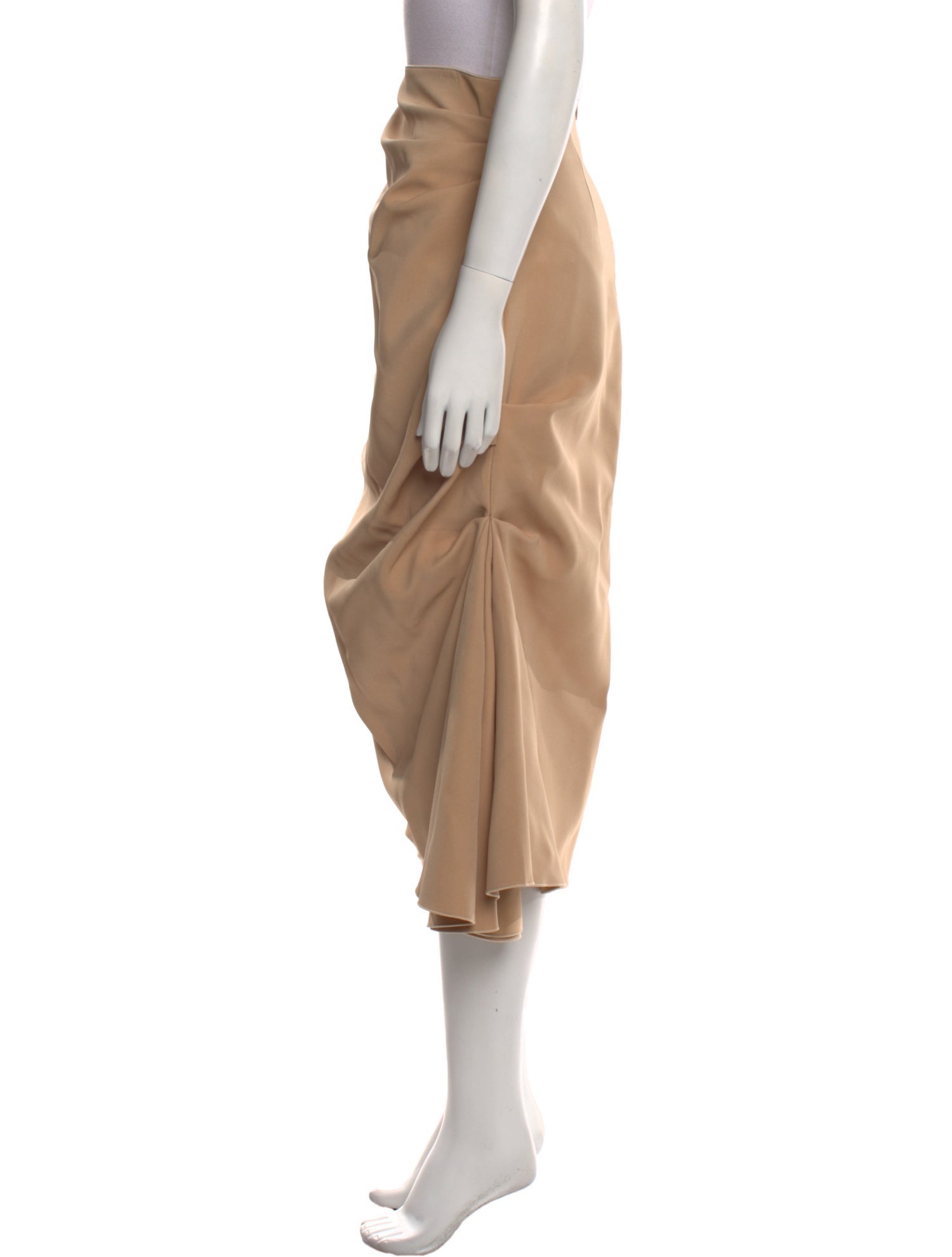 Acler Pleated Accents Midi Length Skirt