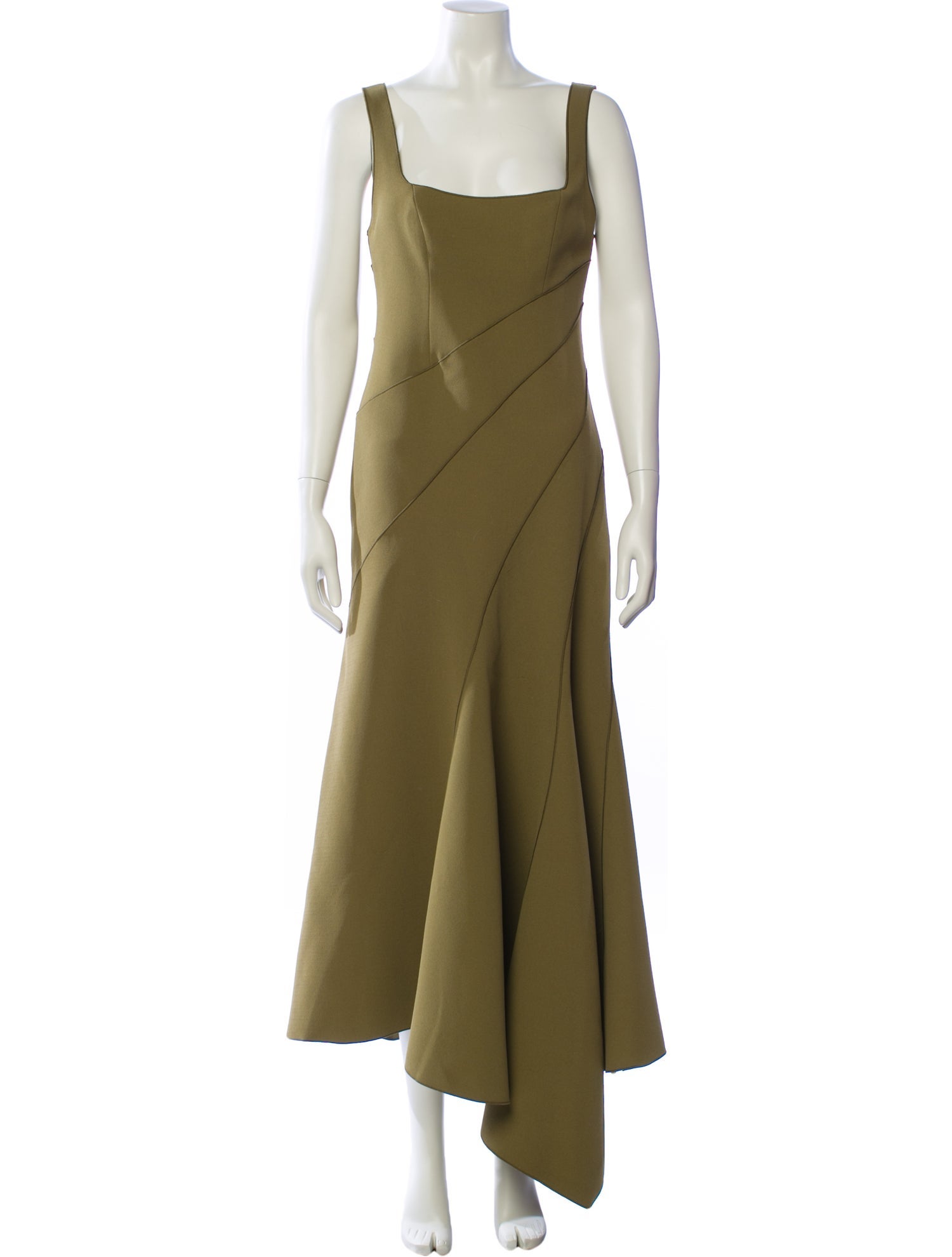 Acler Square Neckline Long Dress