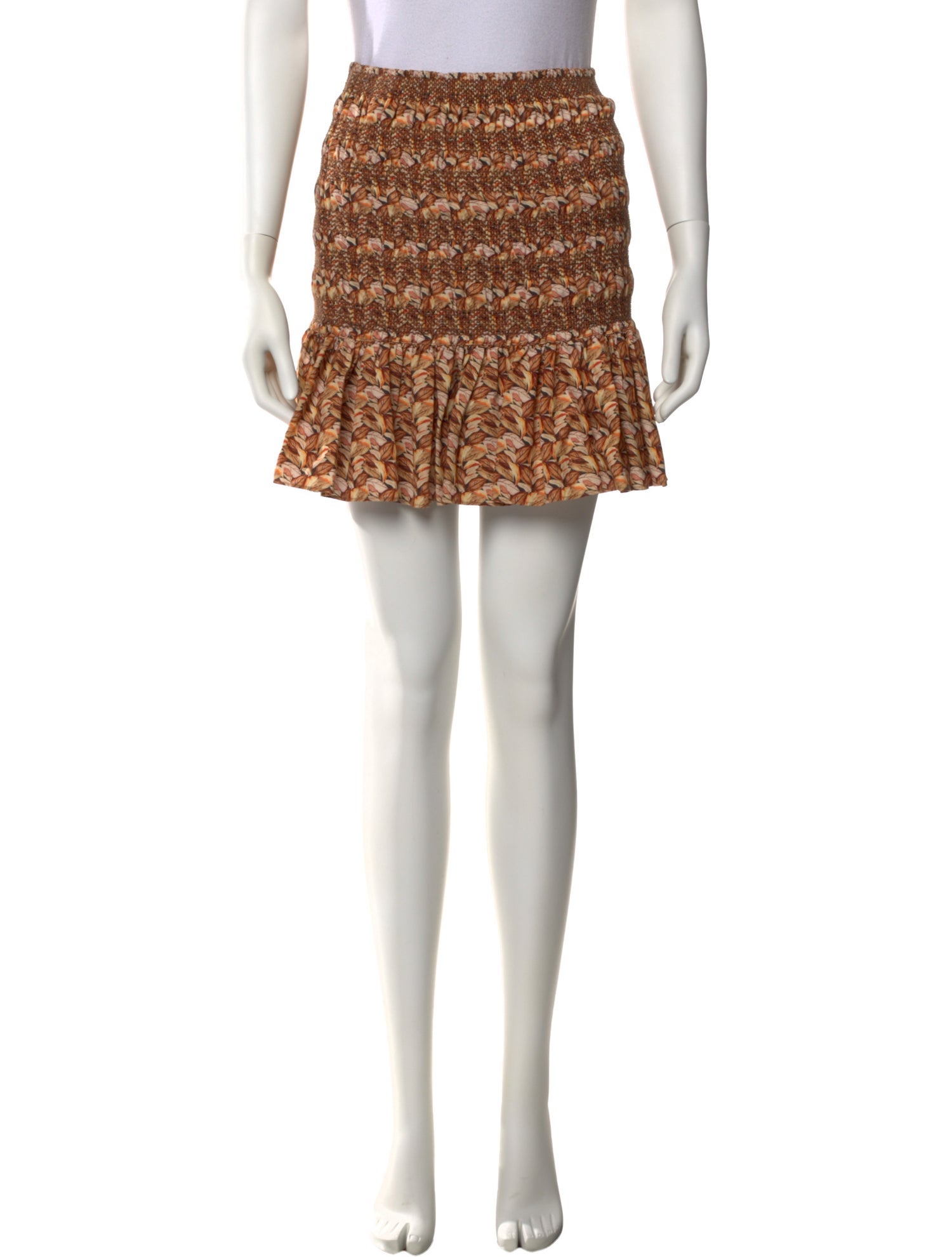 Acler Printed Mini Skirt
