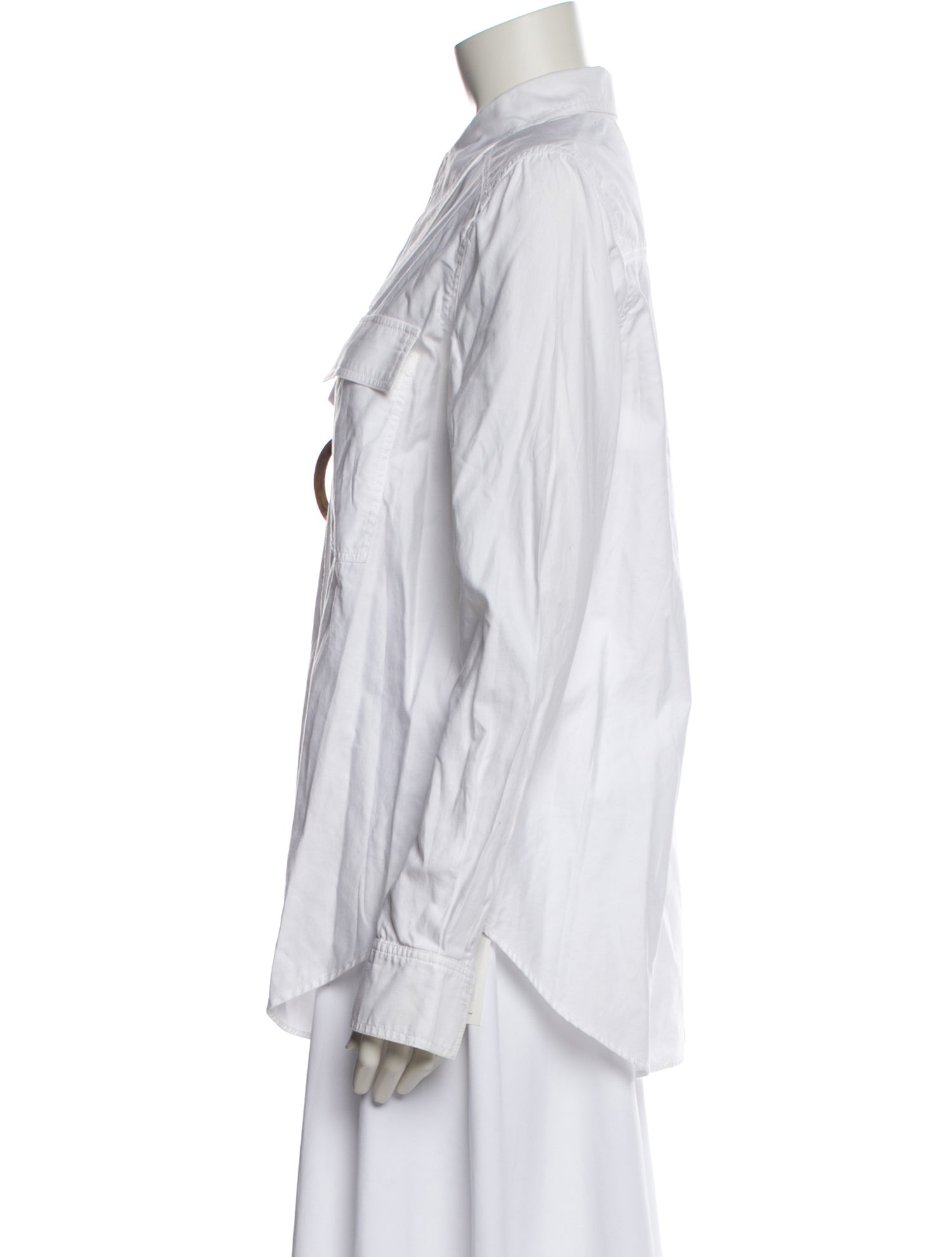 Acler Long Sleeve Button-Up Top