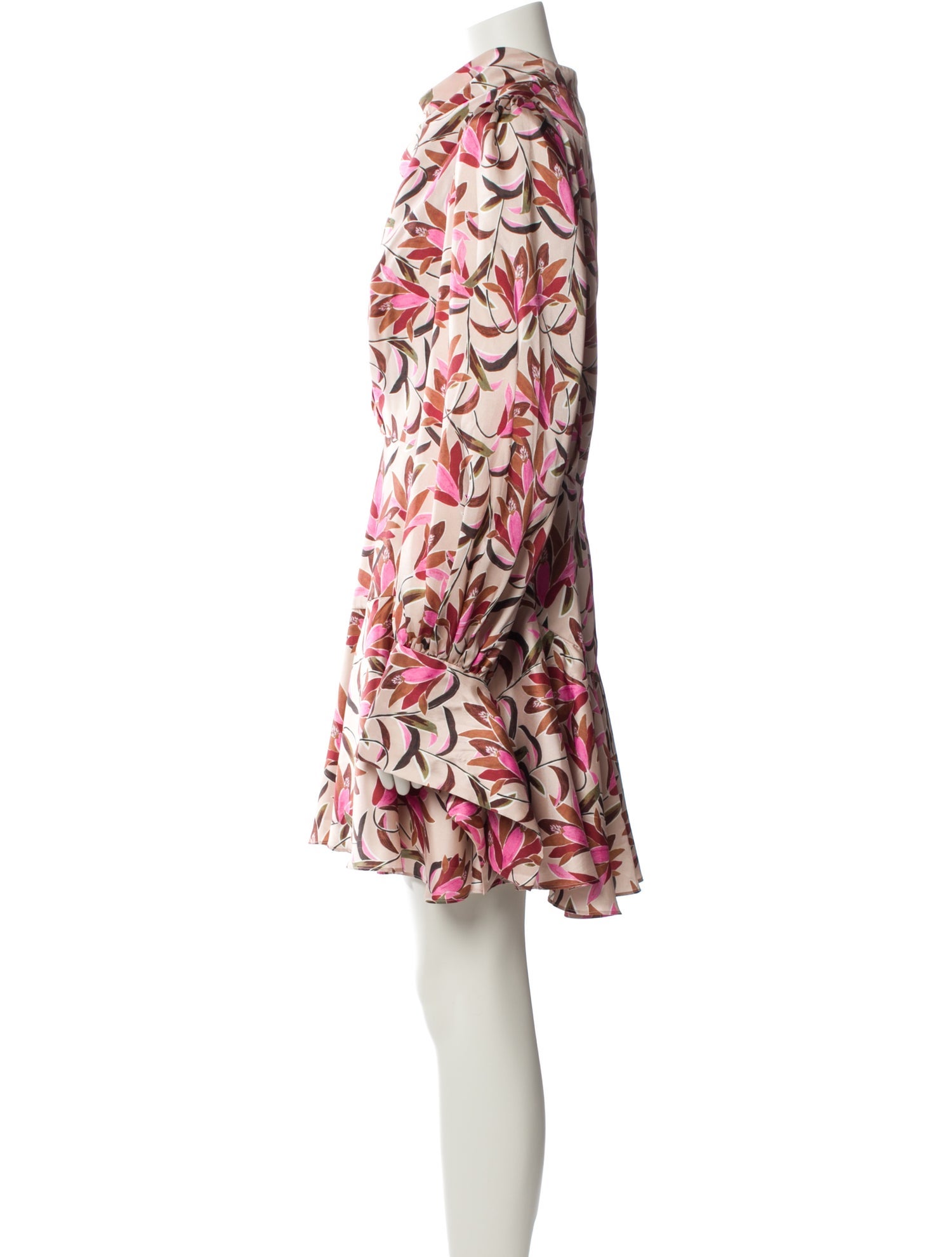 Acler Floral Print Mini Dress