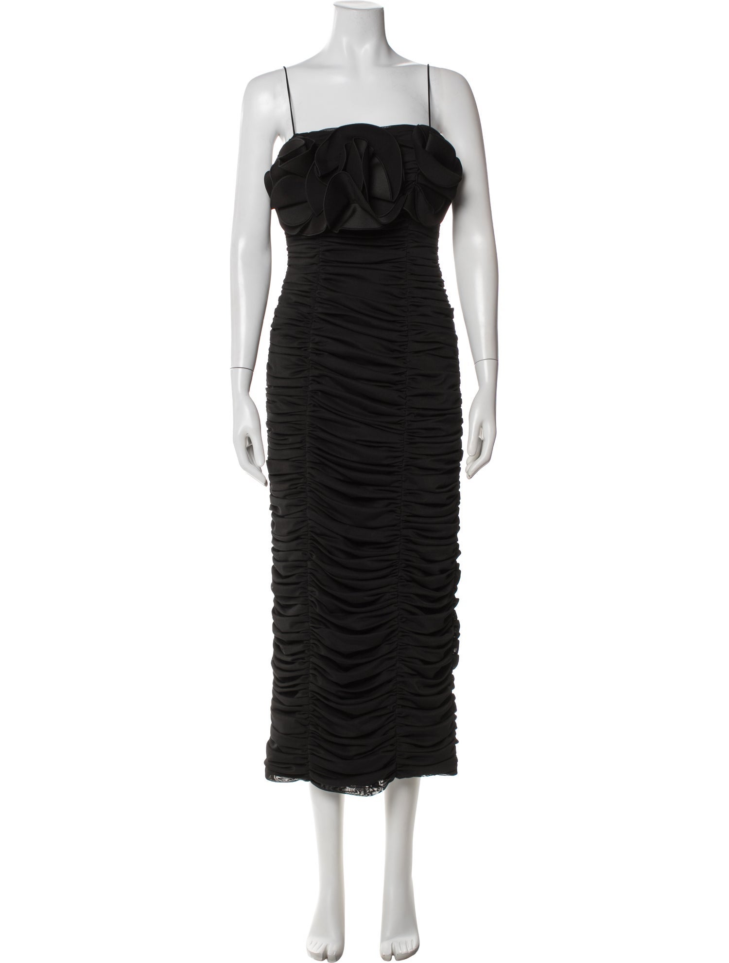 Acler Strapless Midi Length Dress