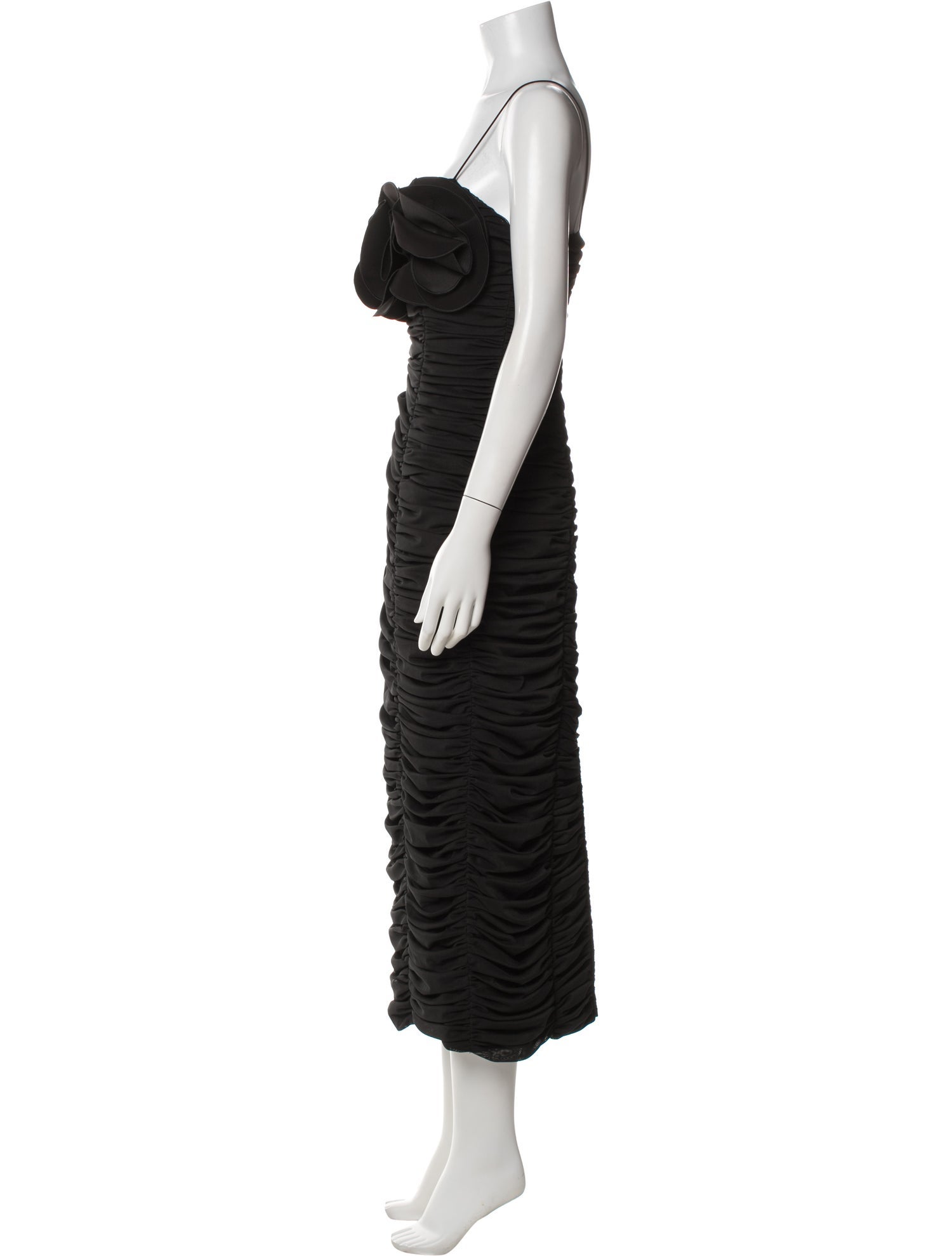 Acler Strapless Midi Length Dress