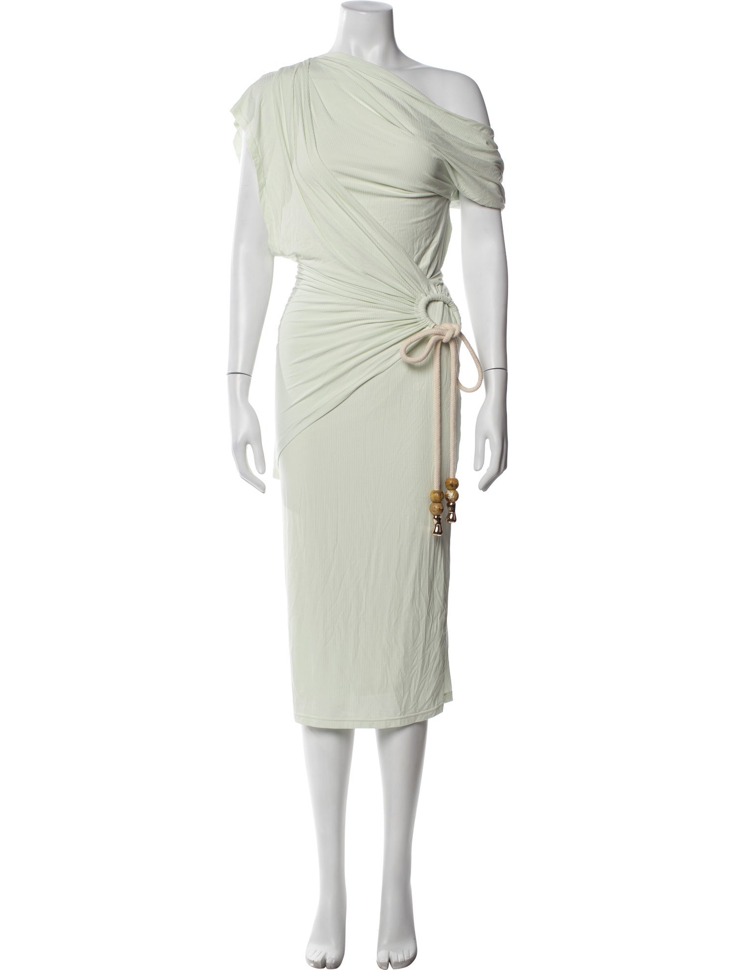 Acler One-Shoulder Midi Length Dress w/ Tags
