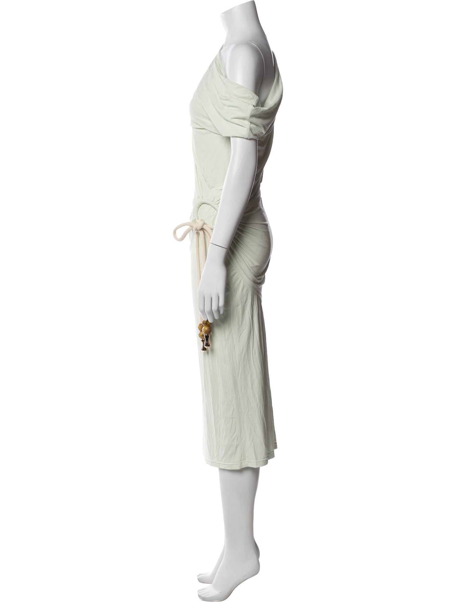 Acler One-Shoulder Midi Length Dress w/ Tags