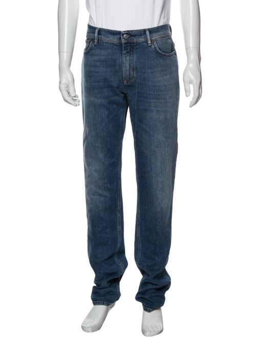Acne Studios Blå Konst Straight-Leg Jeans Blue