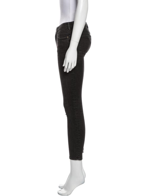 Acne Studios Blå Konst Mid-Rise Skinny Leg Jeans