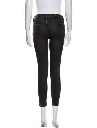 Acne Studios Blå Konst Mid-Rise Skinny Leg Jeans