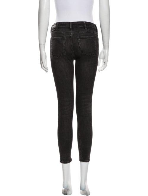 Acne Studios Blå Konst Mid-Rise Skinny Leg Jeans