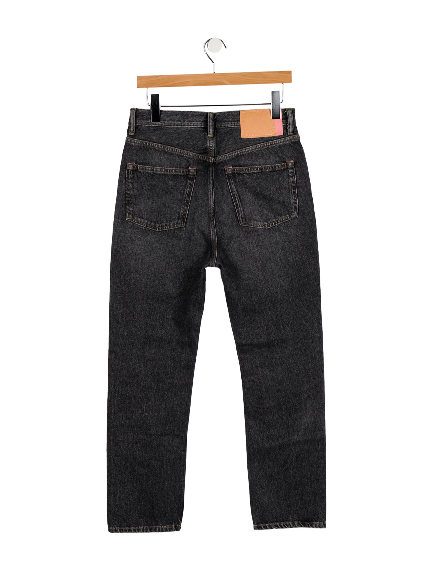 Acne Studios Blå Konst High-Rise Straight Leg Jeans