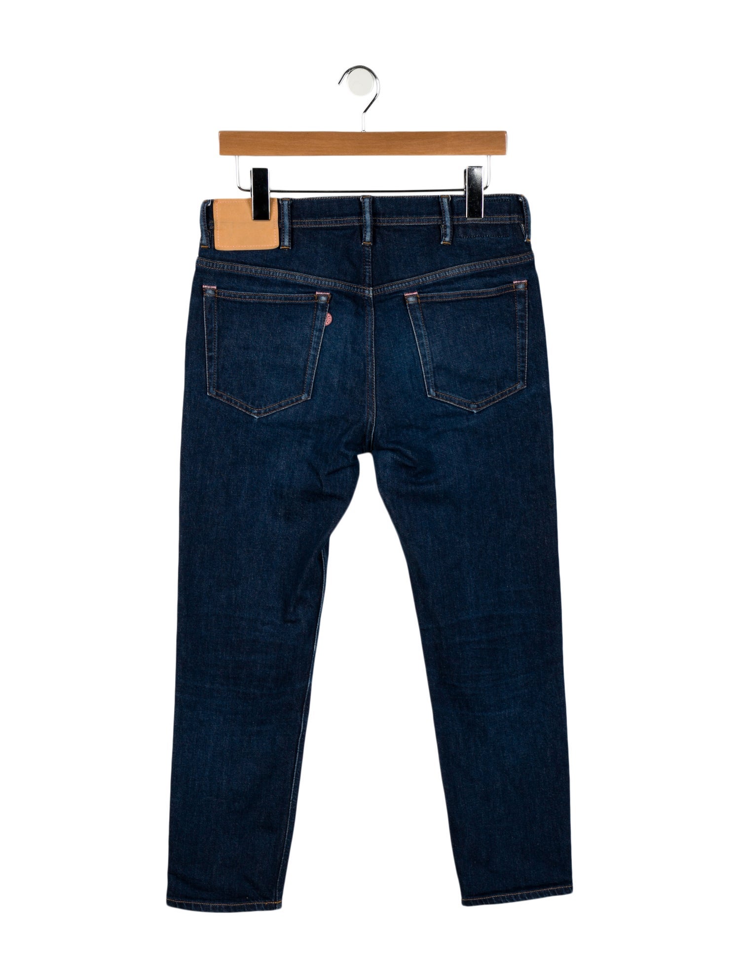 Acne Studios Blå Konst Mid-Rise Skinny Leg Jeans