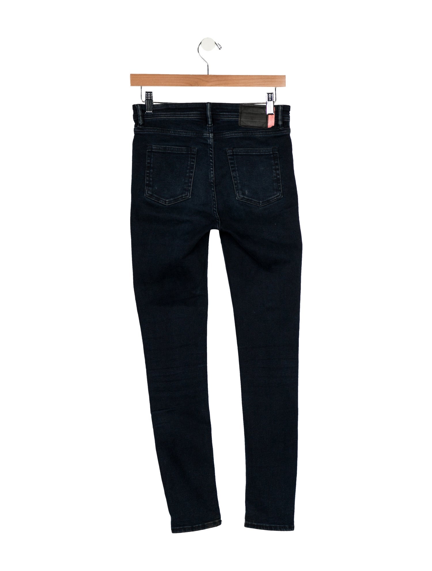 Acne Studios Blå Konst Mid-Rise Skinny Leg Jeans