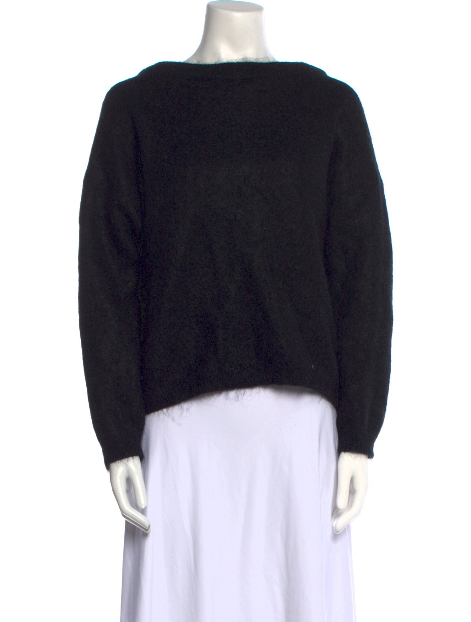 Acne Studios Blå Konst Mohair Bateau Neckline Sweater