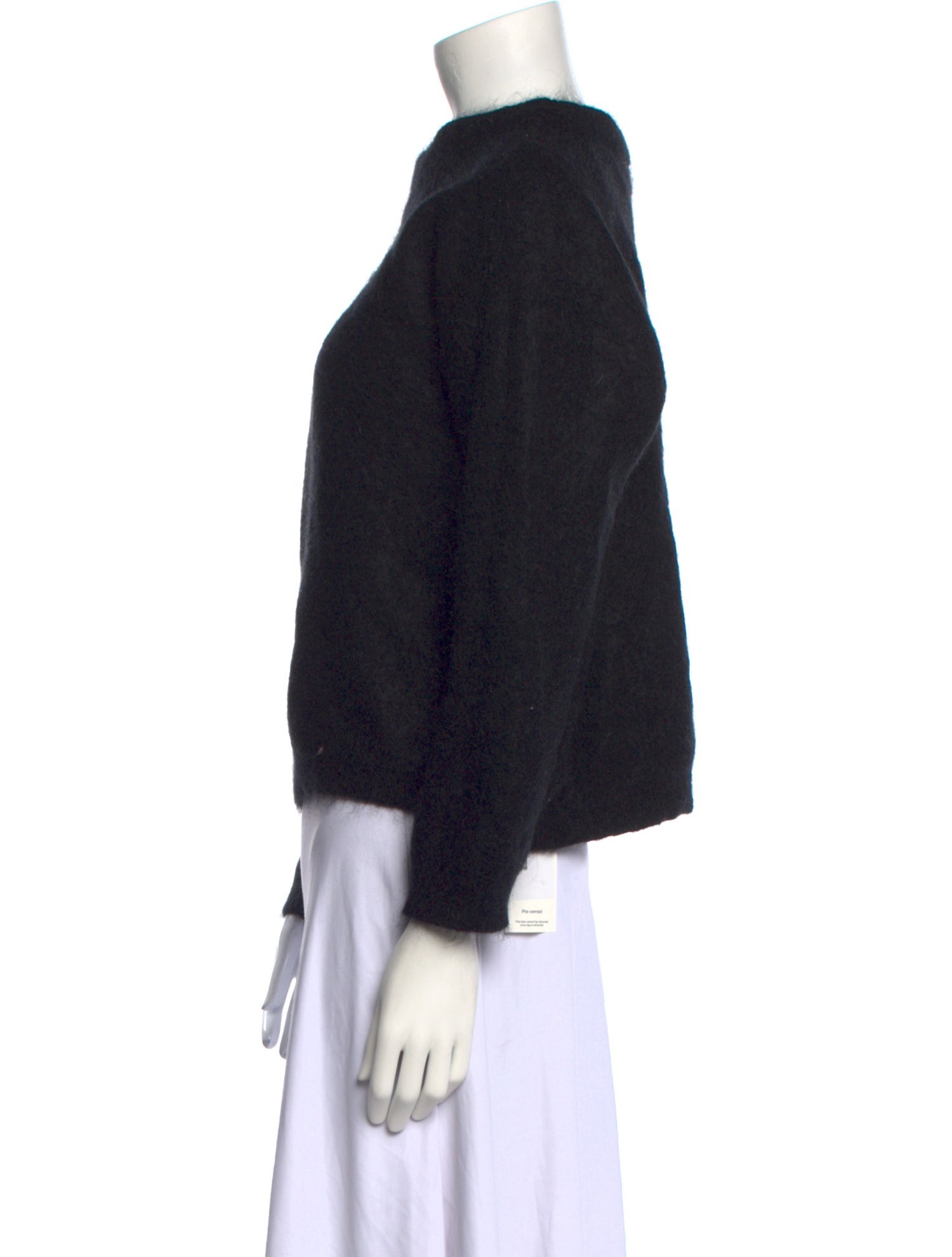 Acne Studios Blå Konst Mohair Bateau Neckline Sweater