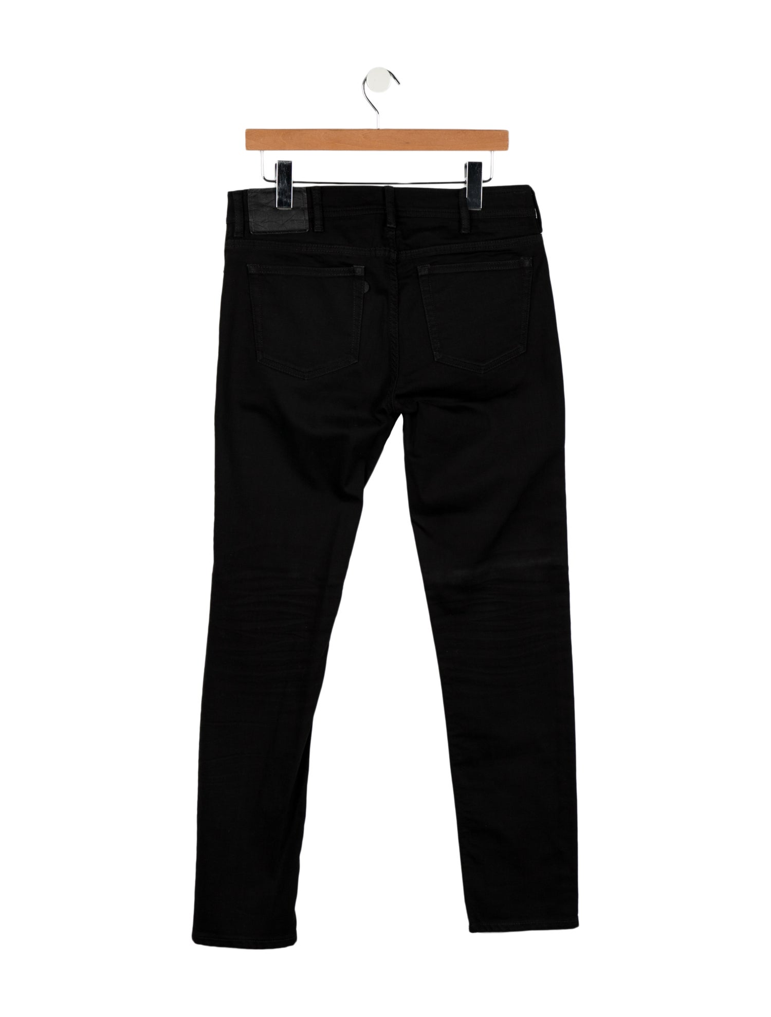 Acne Studios Blå Konst Mid-Rise Straight Leg Jeans