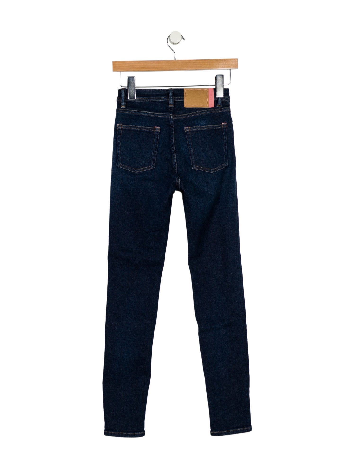 Acne Studios Blå Konst High-Rise Skinny Leg Jeans w/ Tags