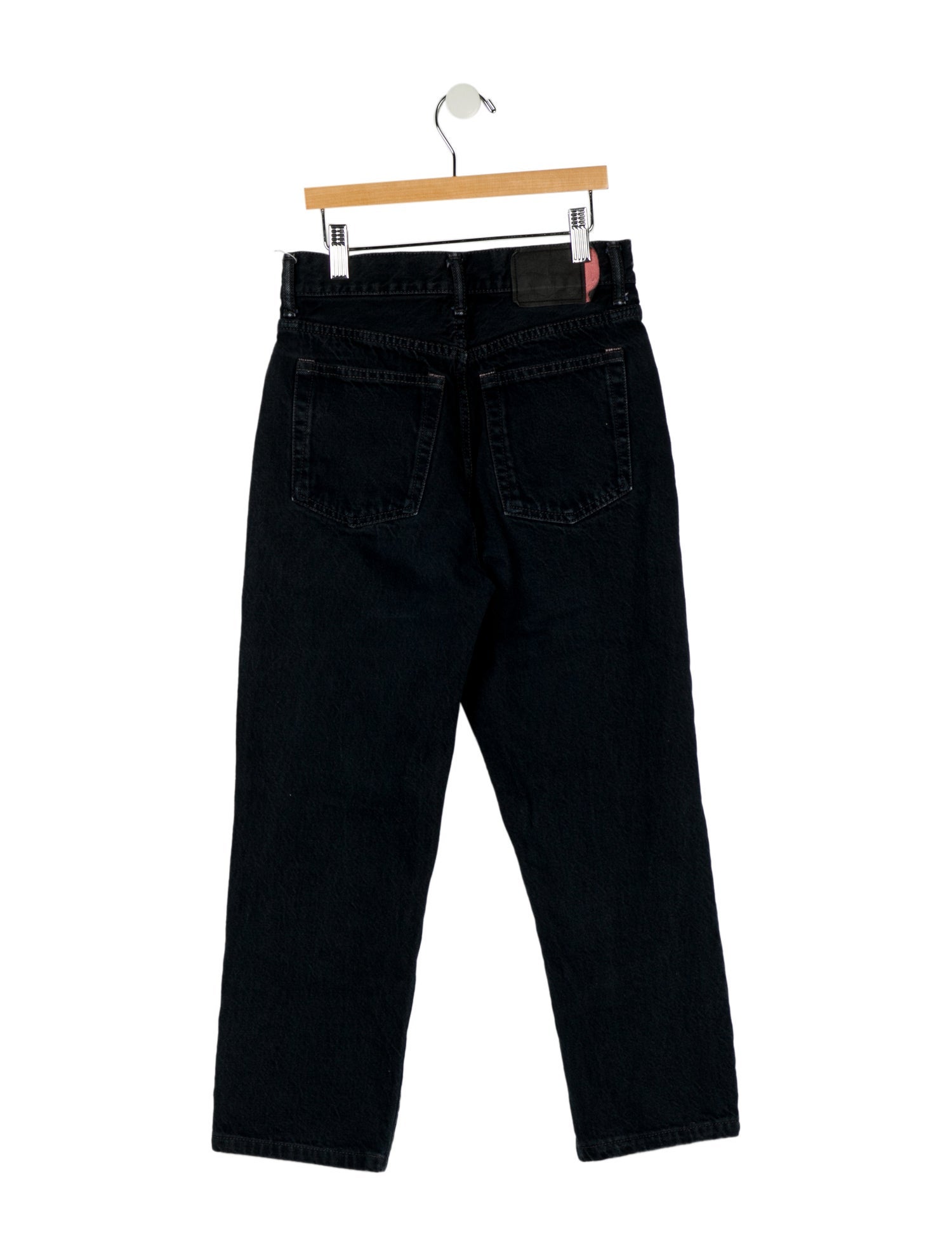 Acne Studios Blå Konst High-Rise Straight Leg Jeans