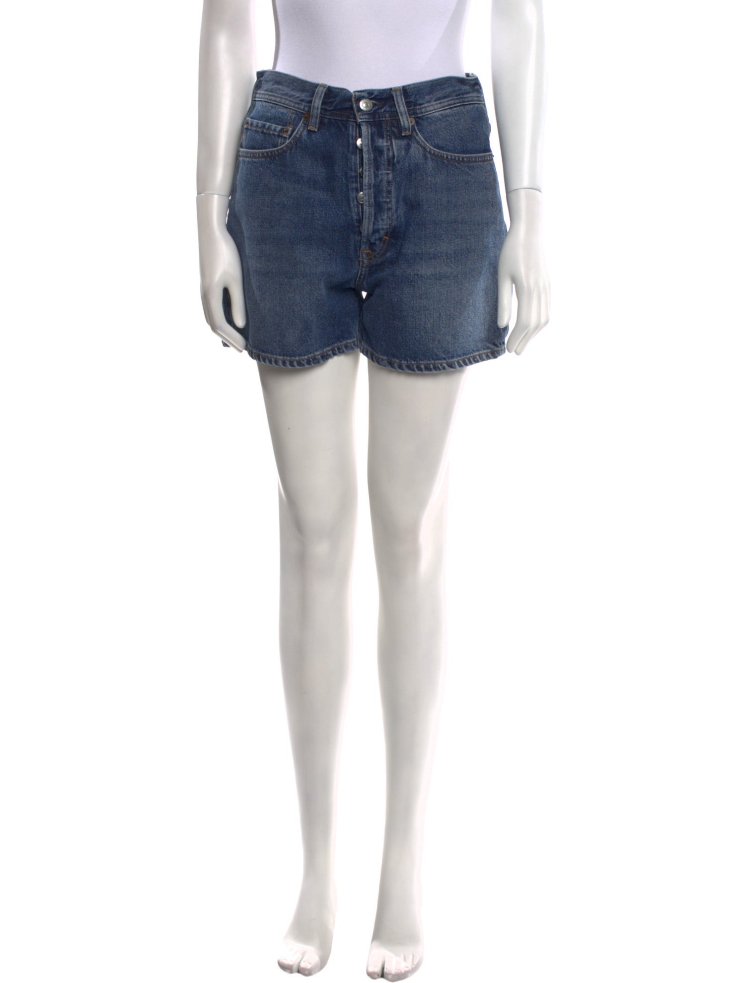 Acne Studios Blå Konst Mini Shorts