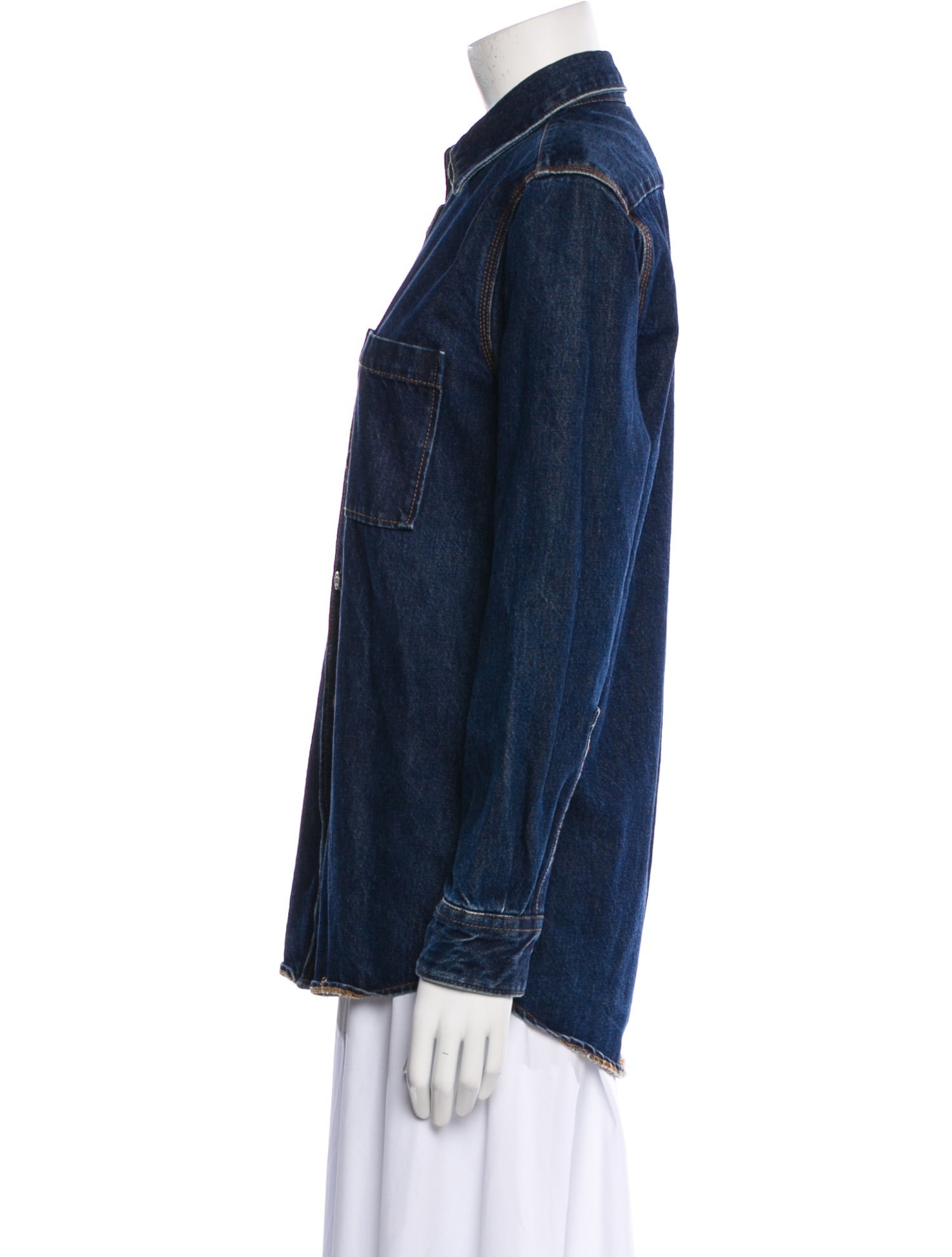 Acne Studios Blå Konst Denim Jacket