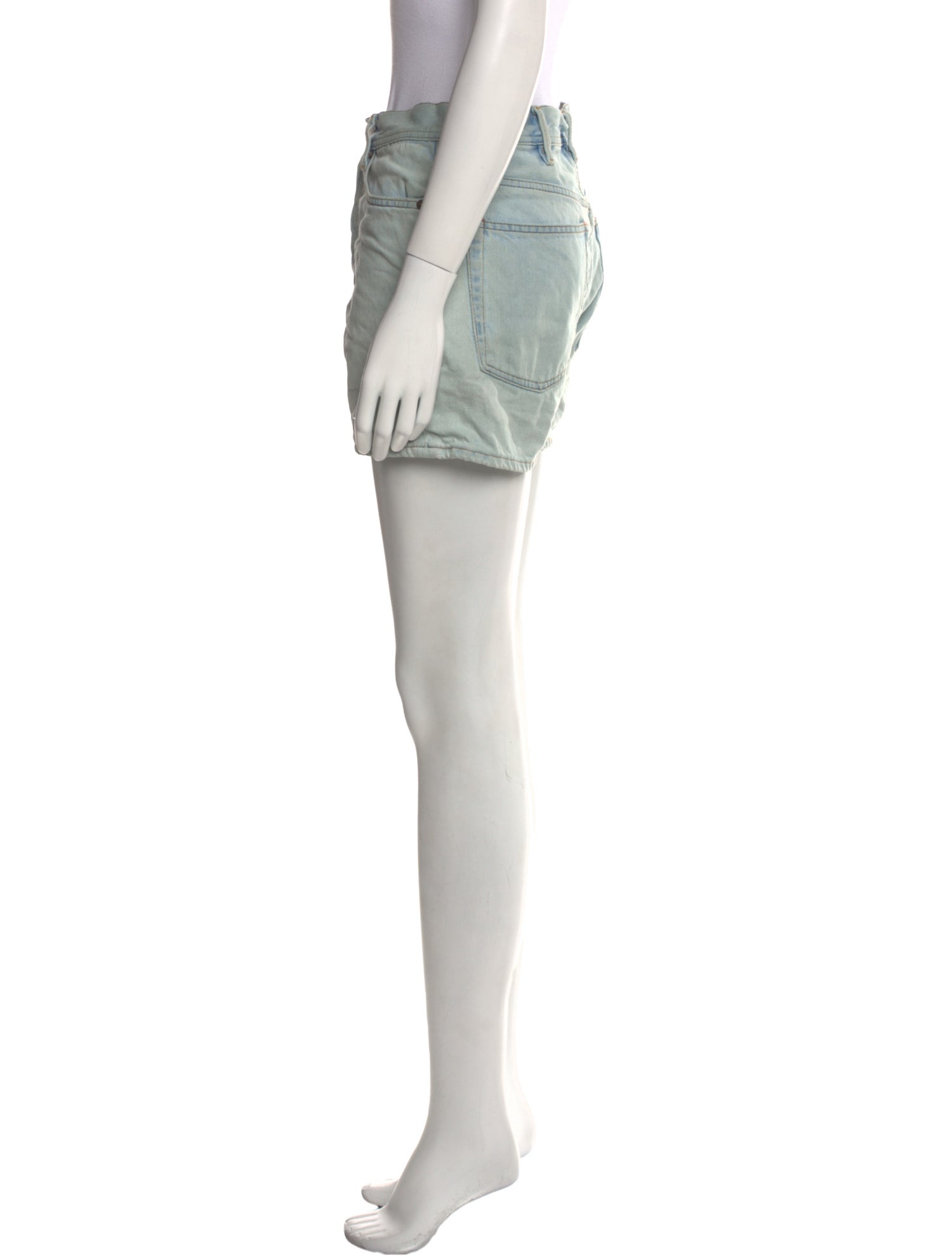 Acne Studios Blå Konst Mini Shorts