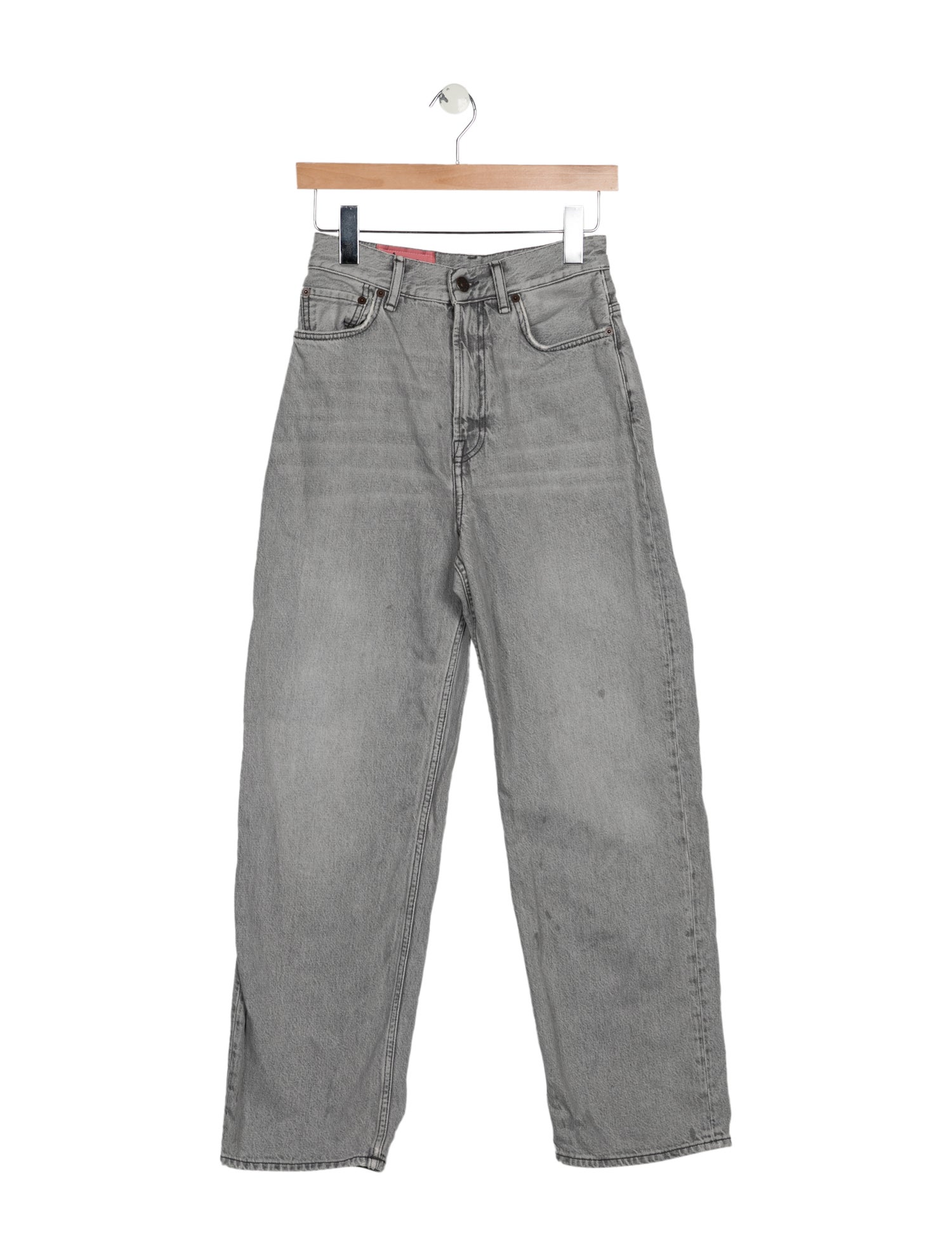 Acne Studios Blå Konst High-Rise Wide Leg Jeans