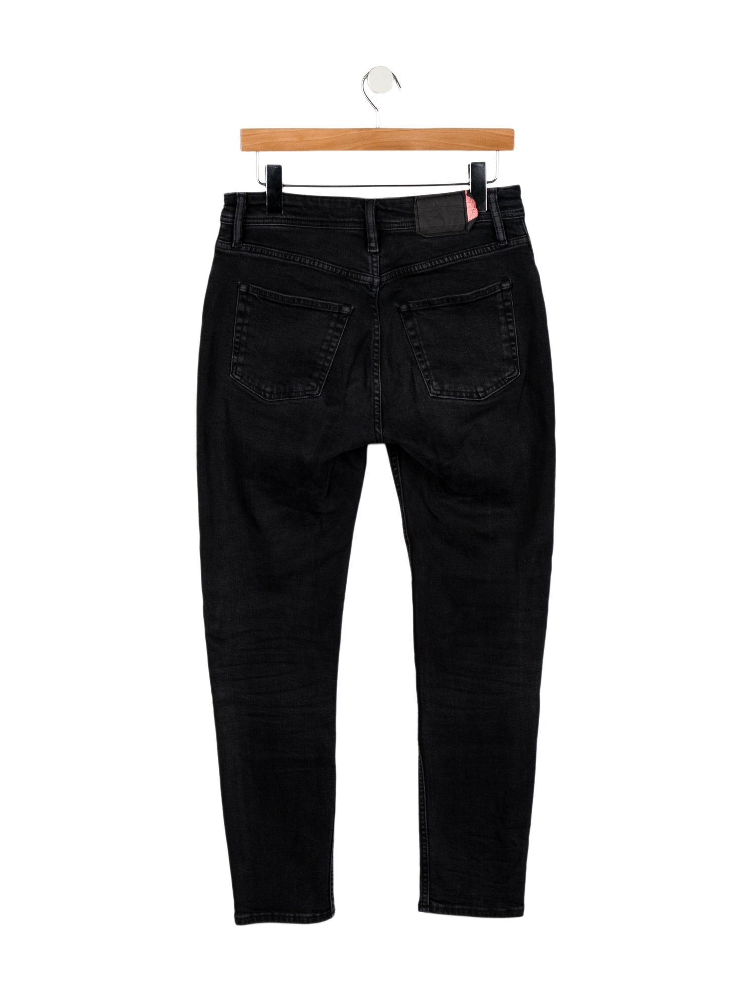 Acne Studios Blå Konst Mid-Rise Straight Leg Jeans