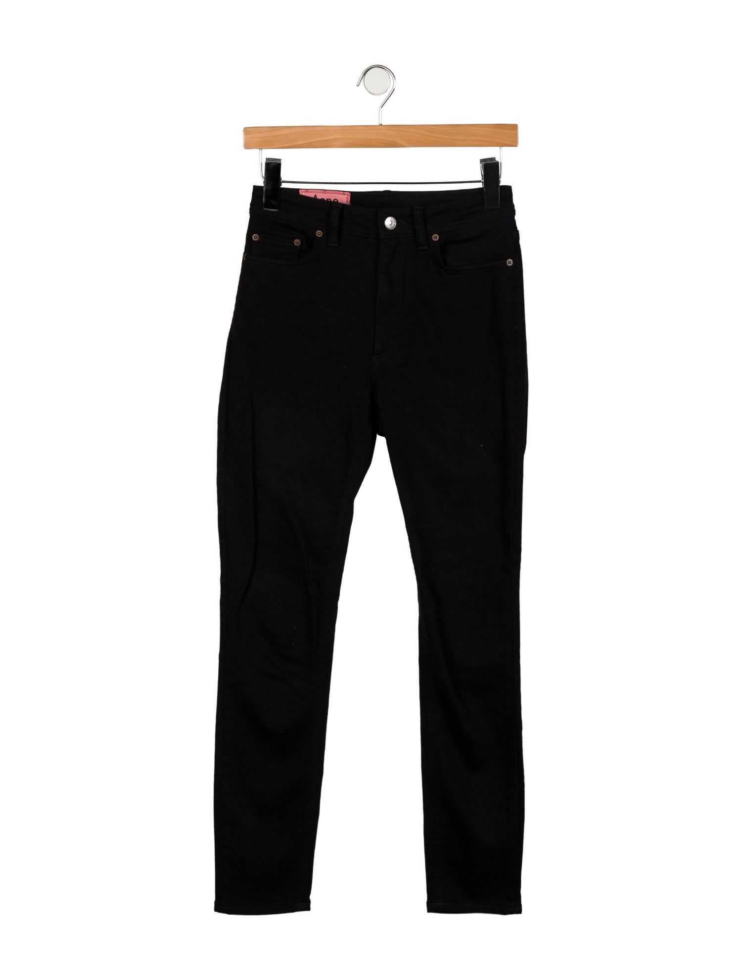 Acne Studios Blå Konst Mid-Rise Skinny Leg Jeans
