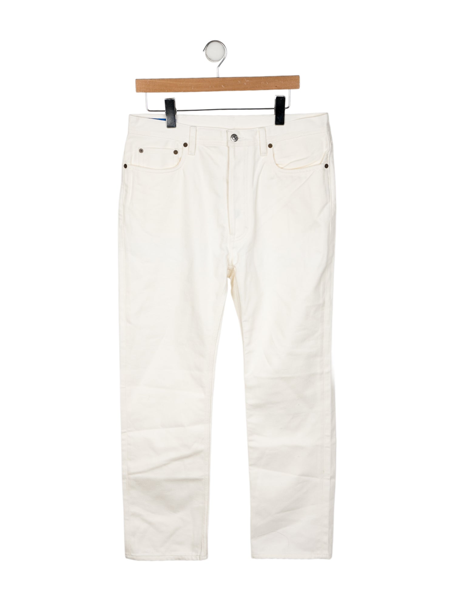 Acne Studios Blå Konst High-Rise Straight Leg Jeans