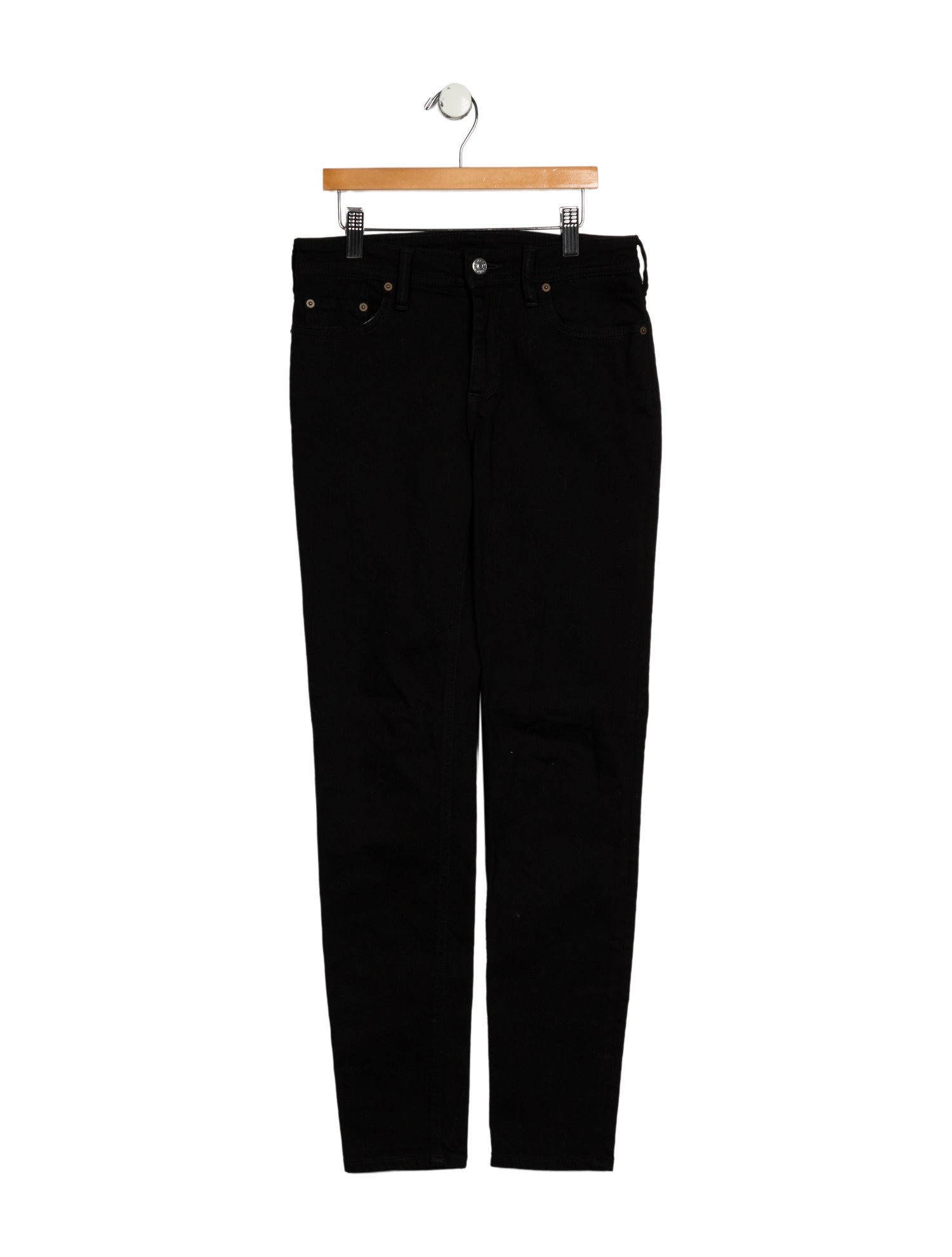 Acne Studios Blå Konst Mid-Rise Skinny Leg Jeans