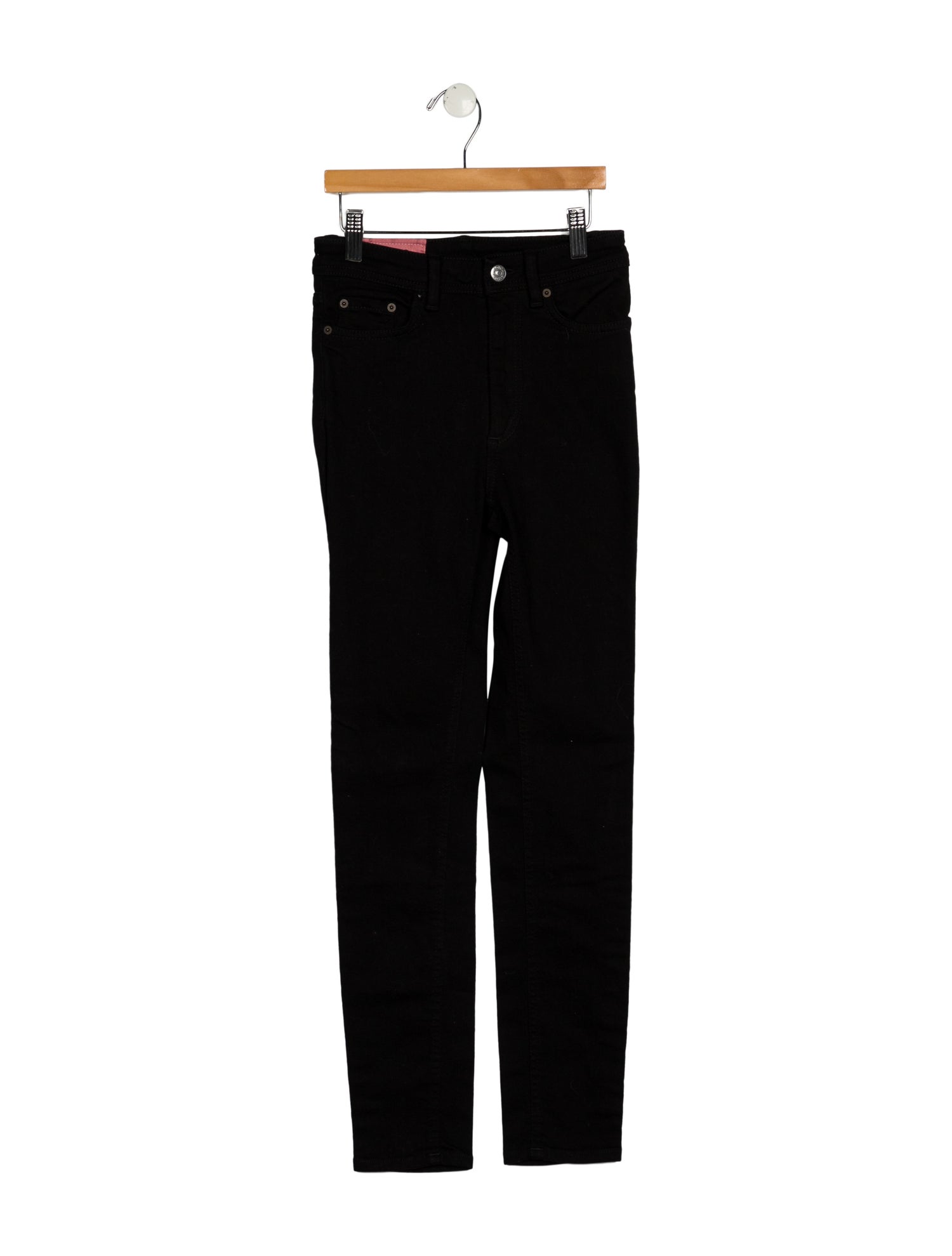 Acne Studios Blå Konst Mid-Rise Skinny Leg Jeans
