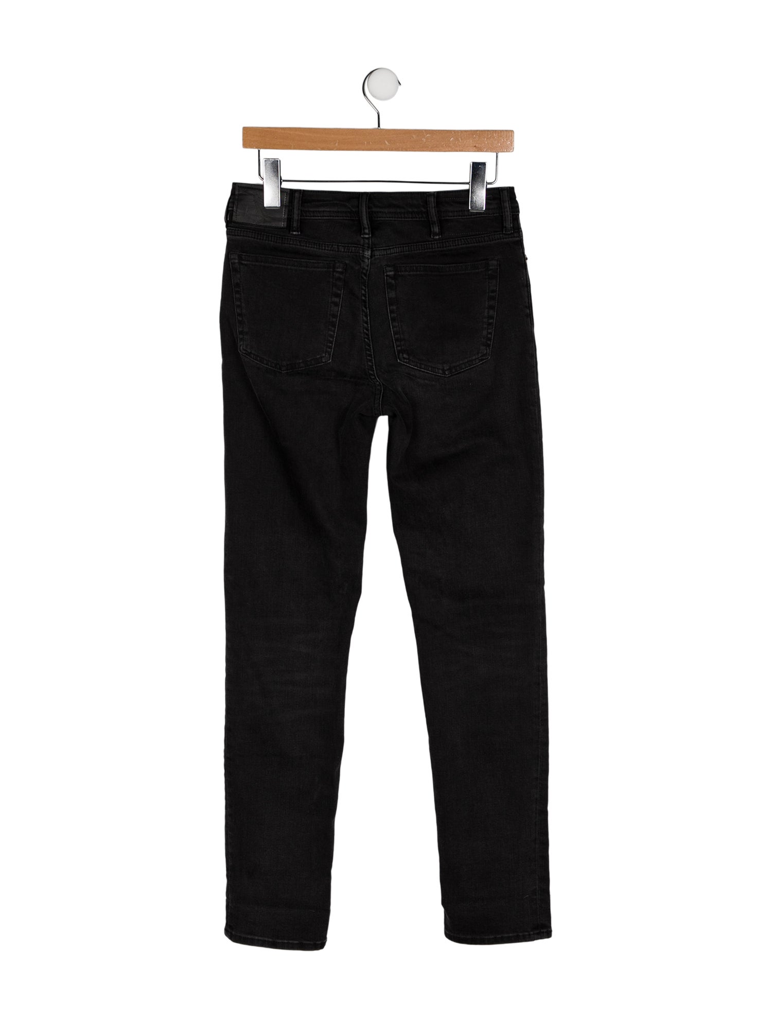 Acne Studios Blå Konst Mid-Rise Skinny Leg Jeans