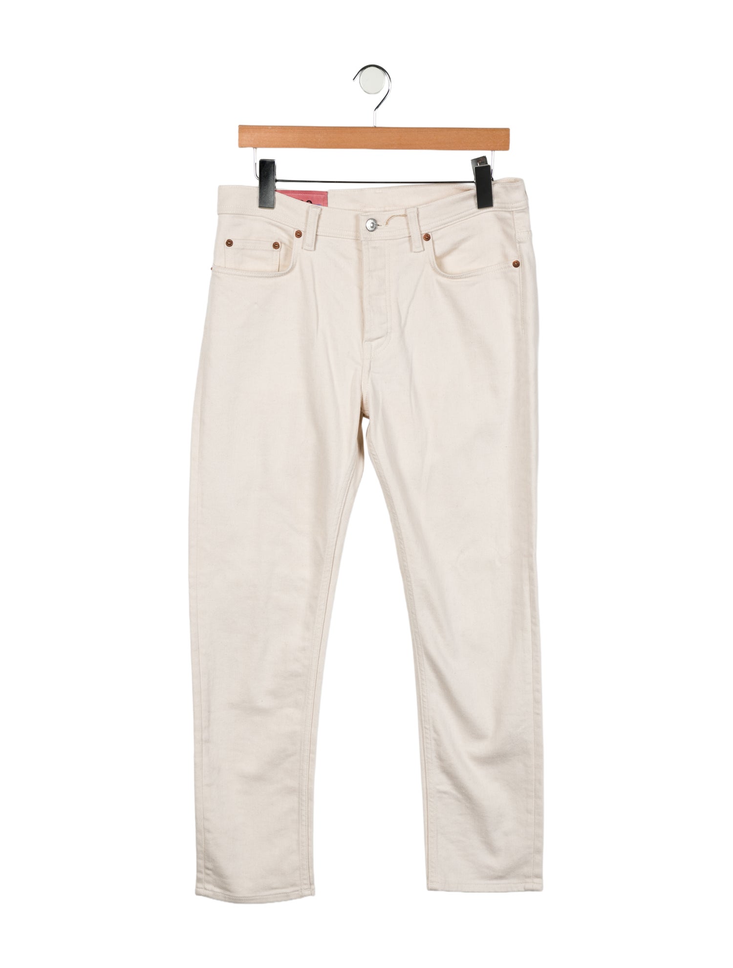 Acne Studios Blå Konst High-Rise Straight Leg Jeans
