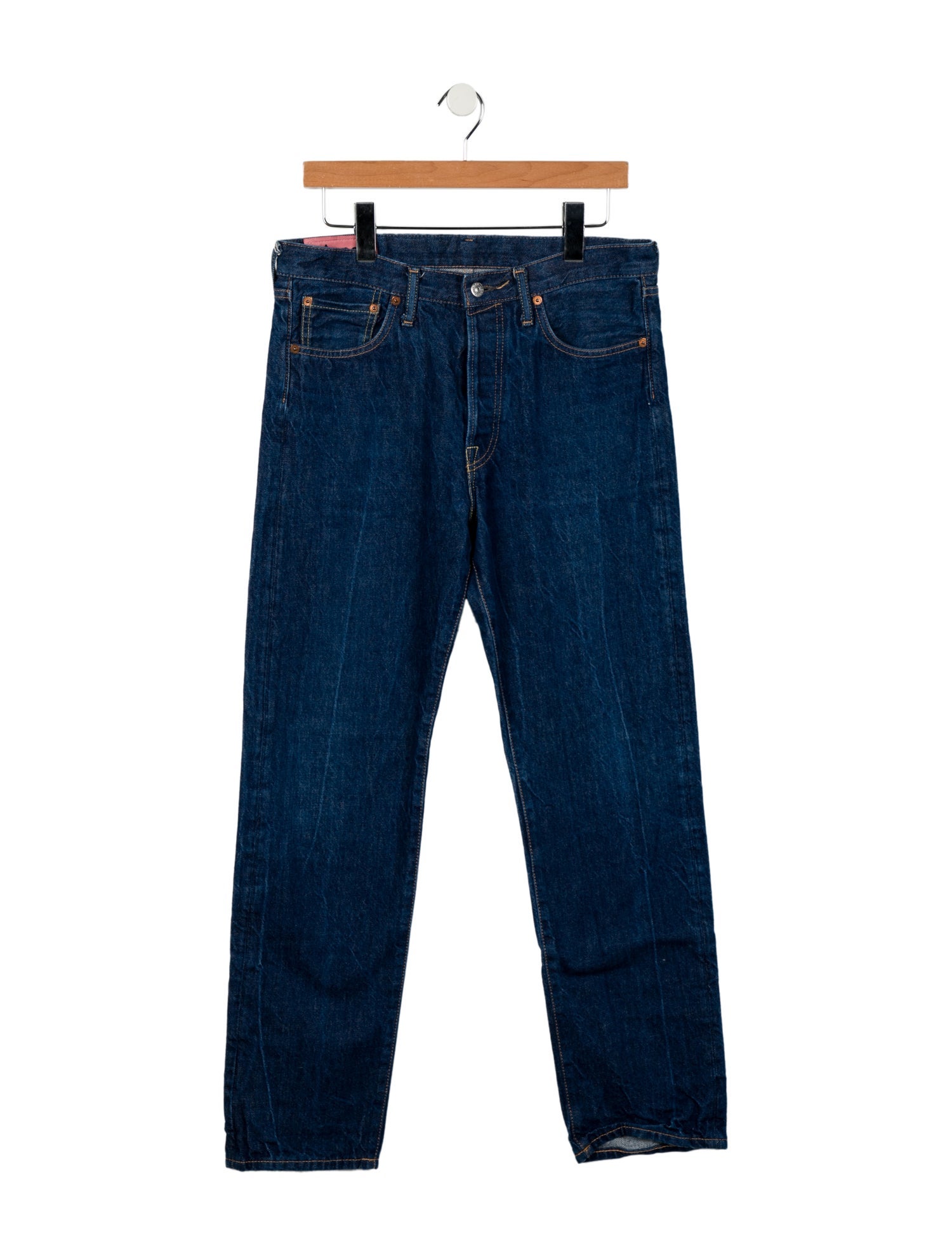 Acne Studios Blå Konst High-Rise Straight Leg Jeans
