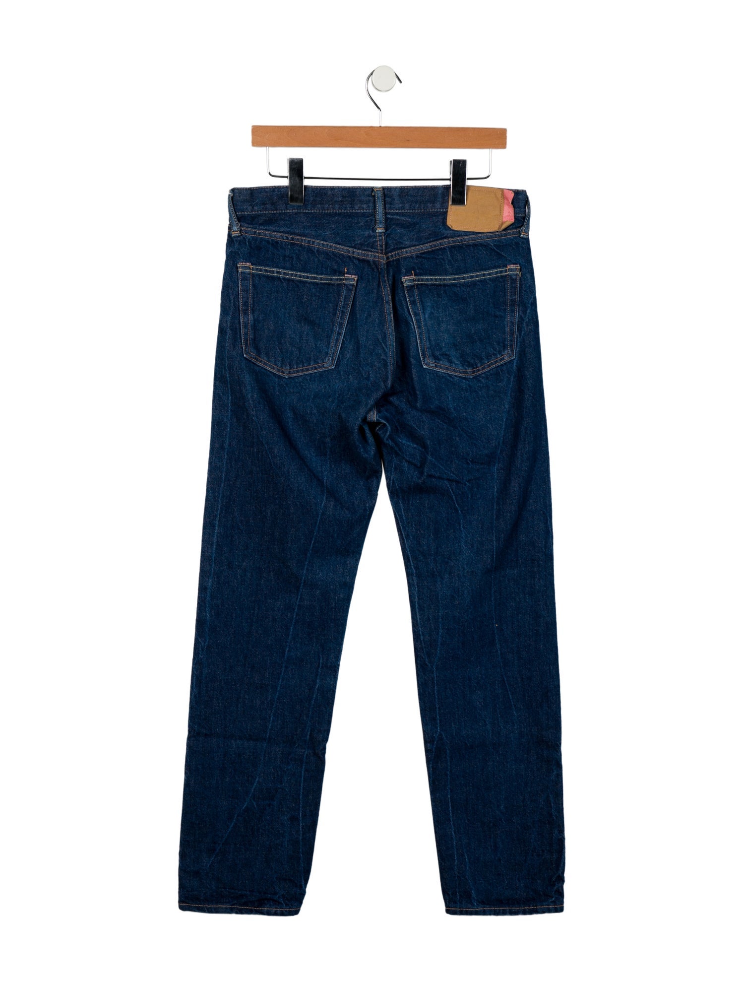 Acne Studios Blå Konst High-Rise Straight Leg Jeans